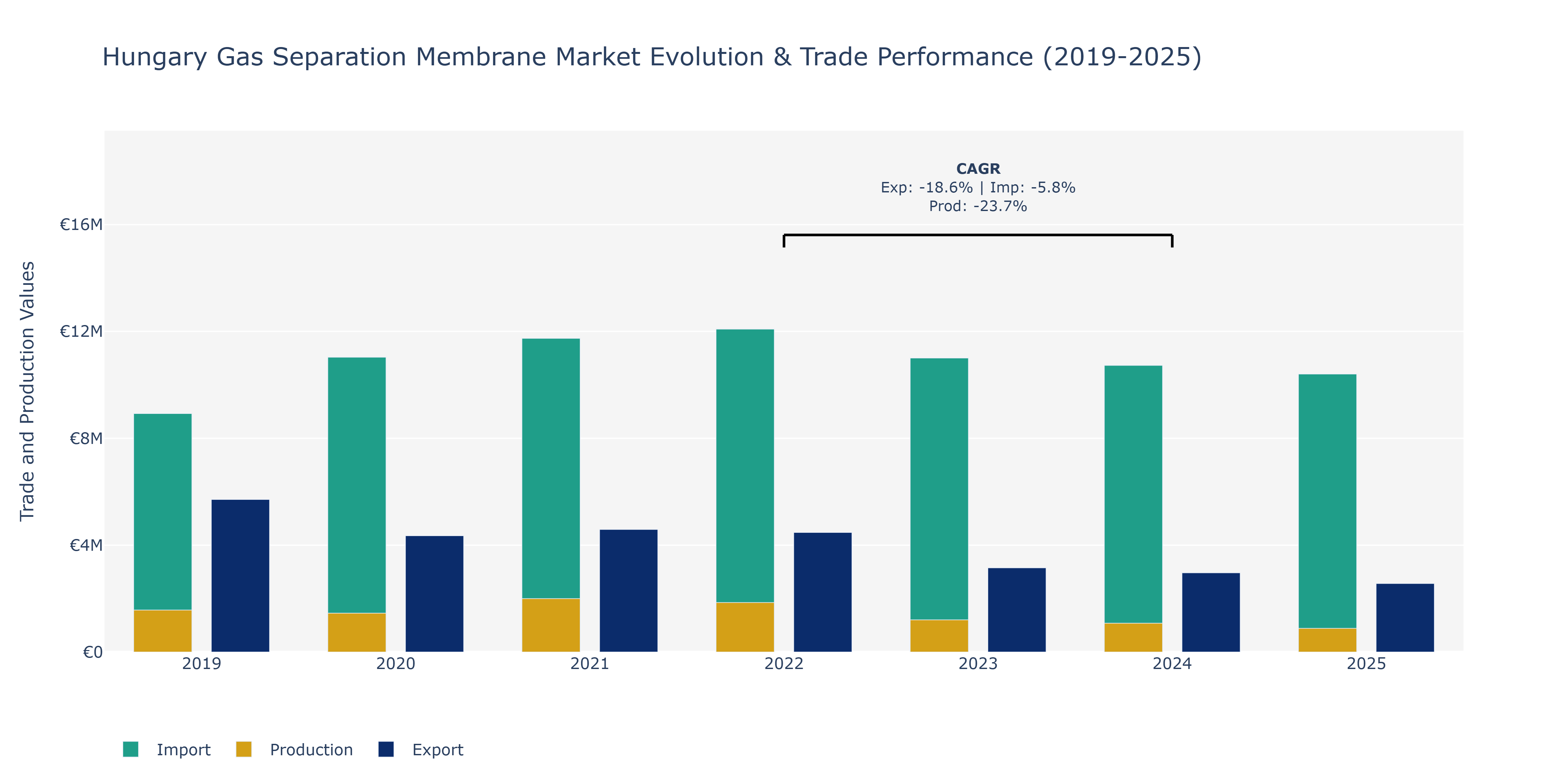Hungary Gas Separation Membrane Market: Production & Trade Performance (2019-2025)