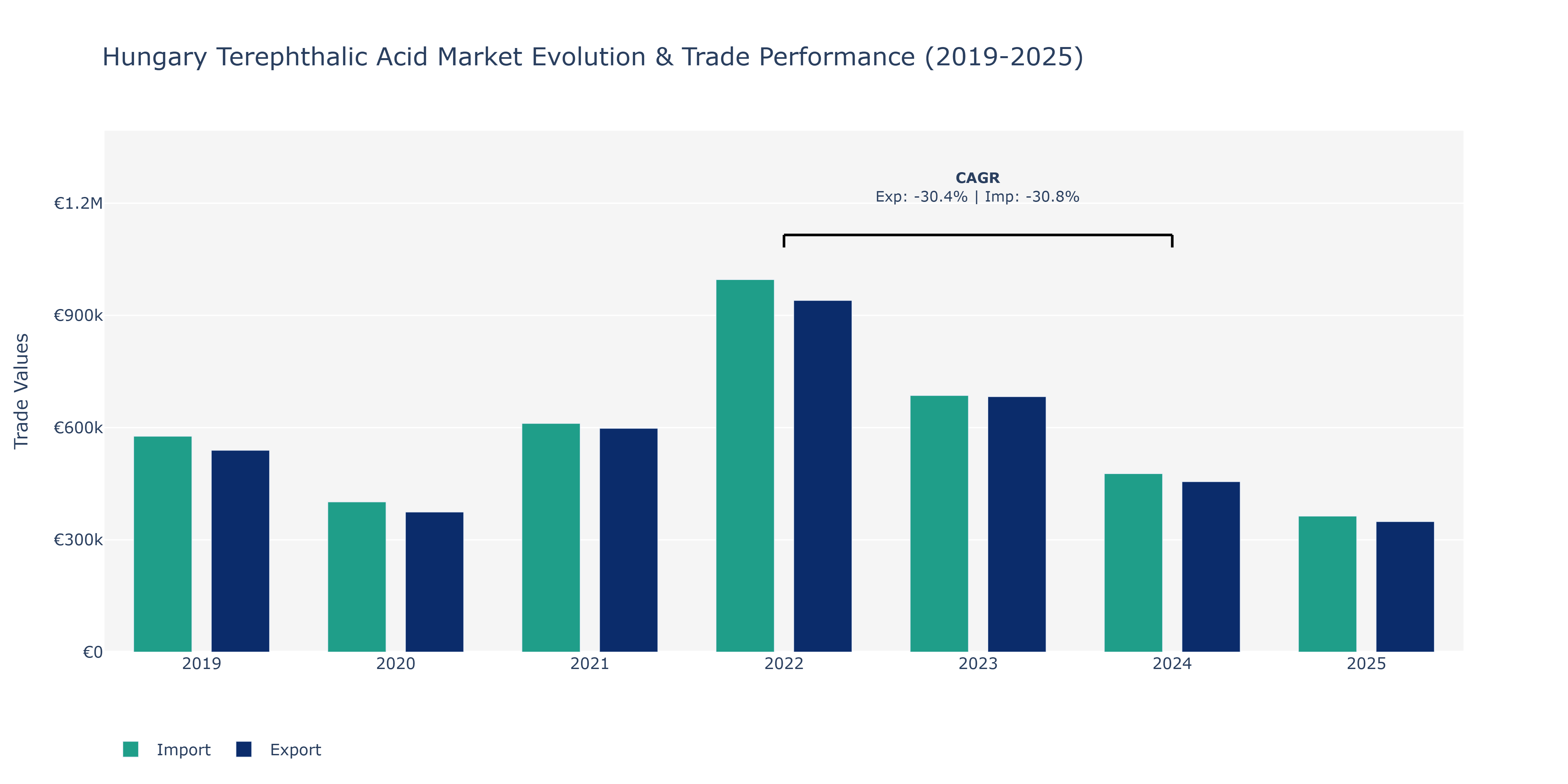 Hungary Terephthalic Acid Market: Production & Trade Performance (2019-2025)