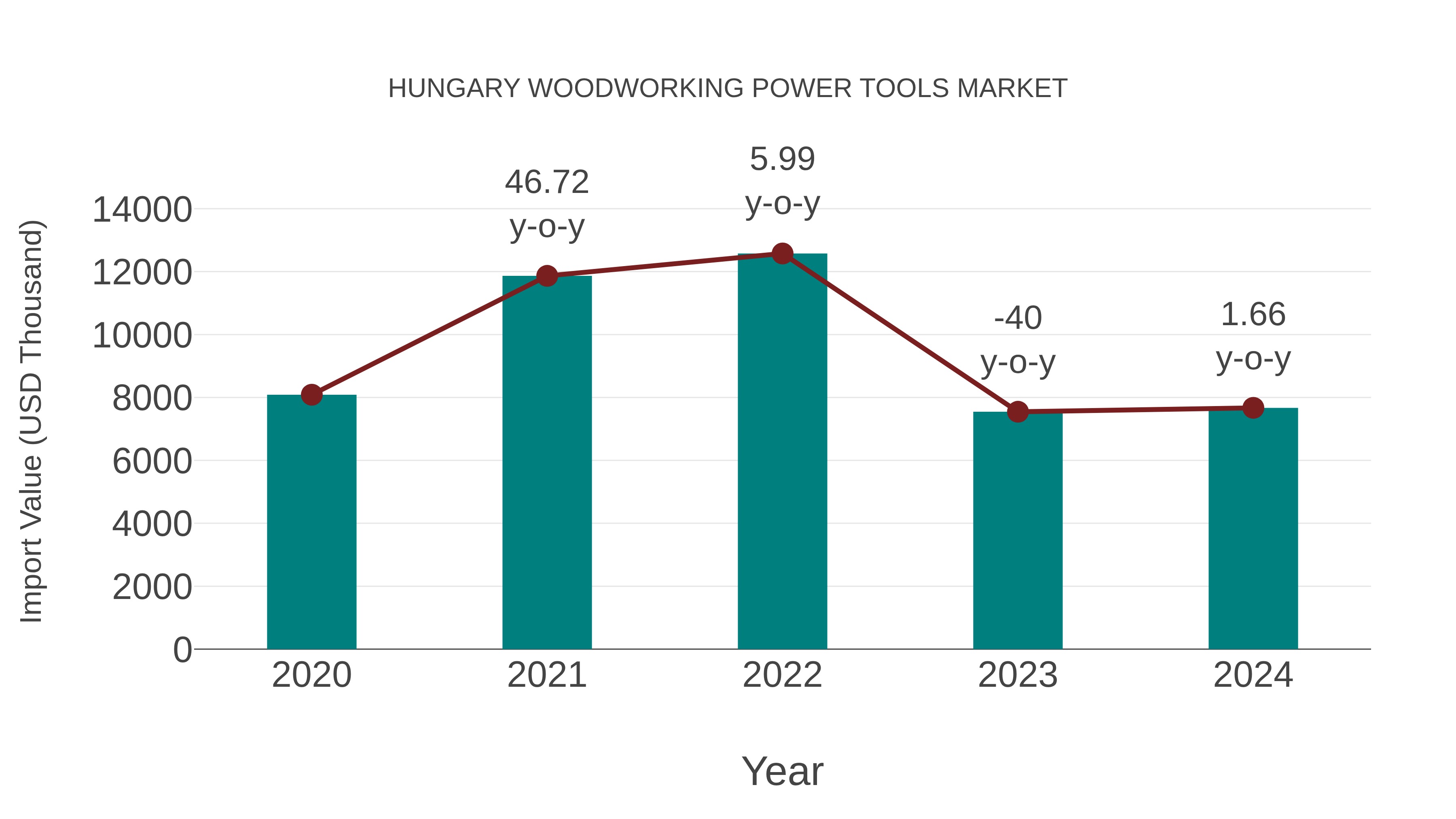 Hungary Woodworking Power Tools Market: Import Trend Analysis