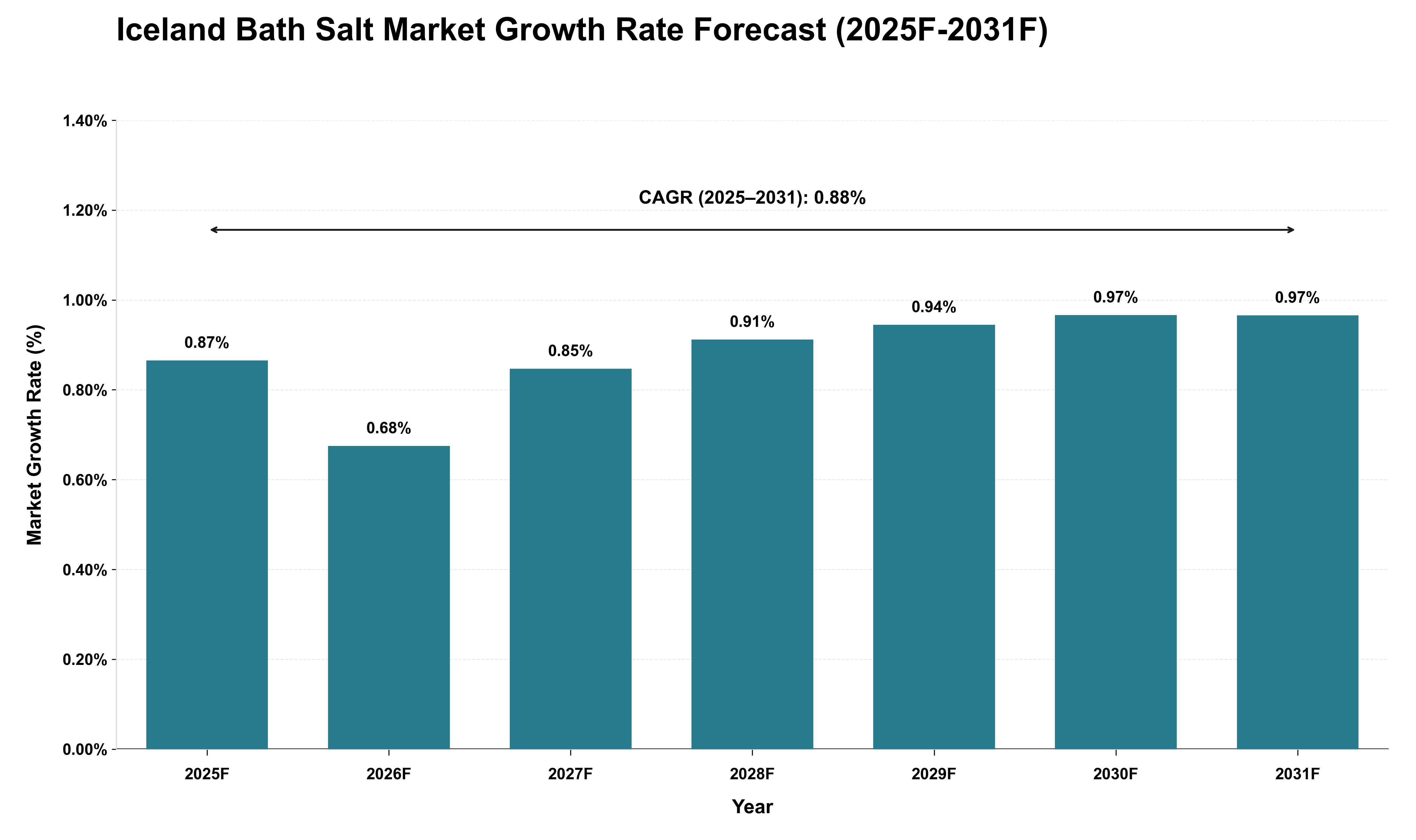 Iceland Bath Salt Market Growth Rate Analysis (2025 - 2031)