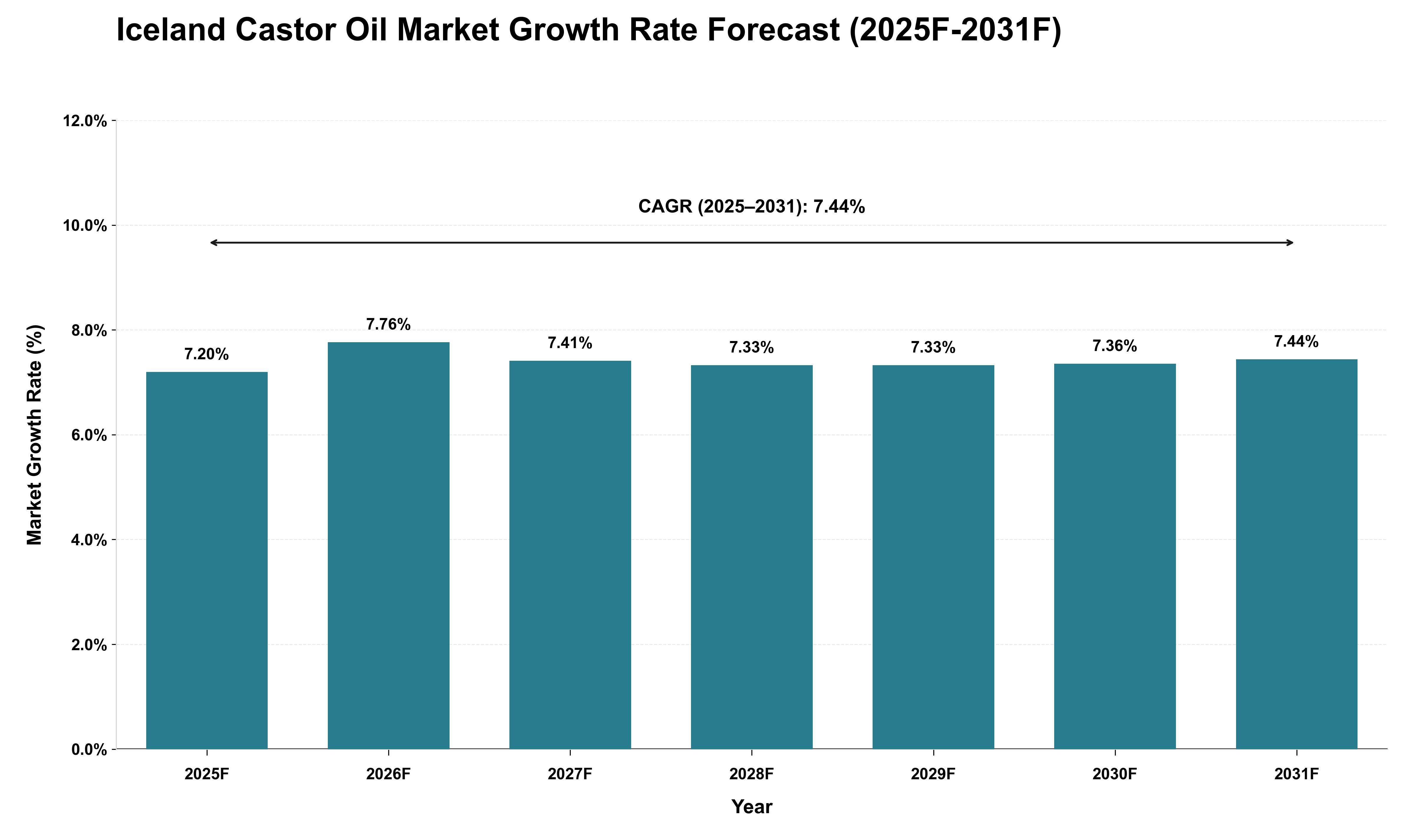 Iceland Castor Oil Market Growth Rate Analysis (2025 - 2031)