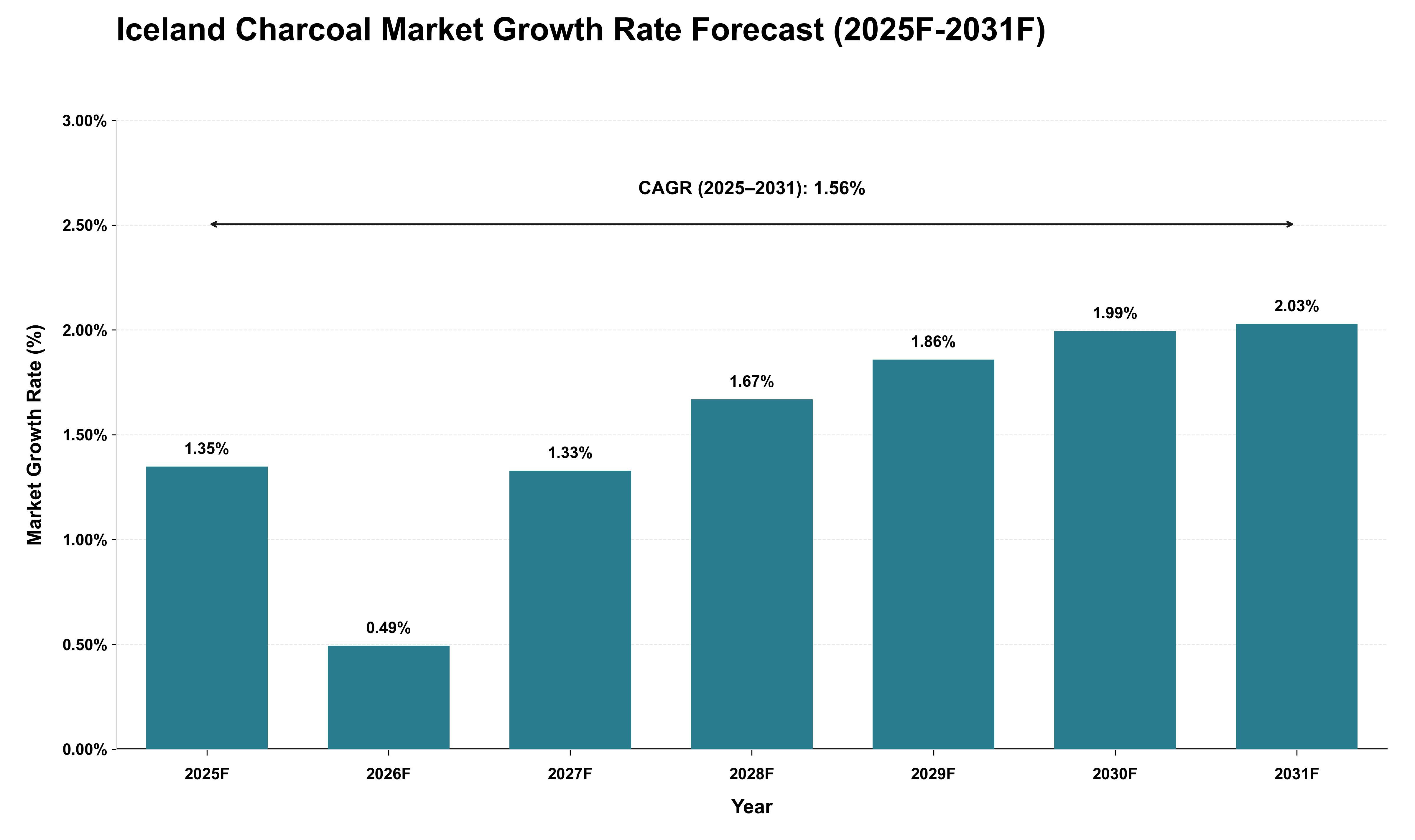 Iceland Charcoal Market Growth Rate Analysis (2025 - 2031)