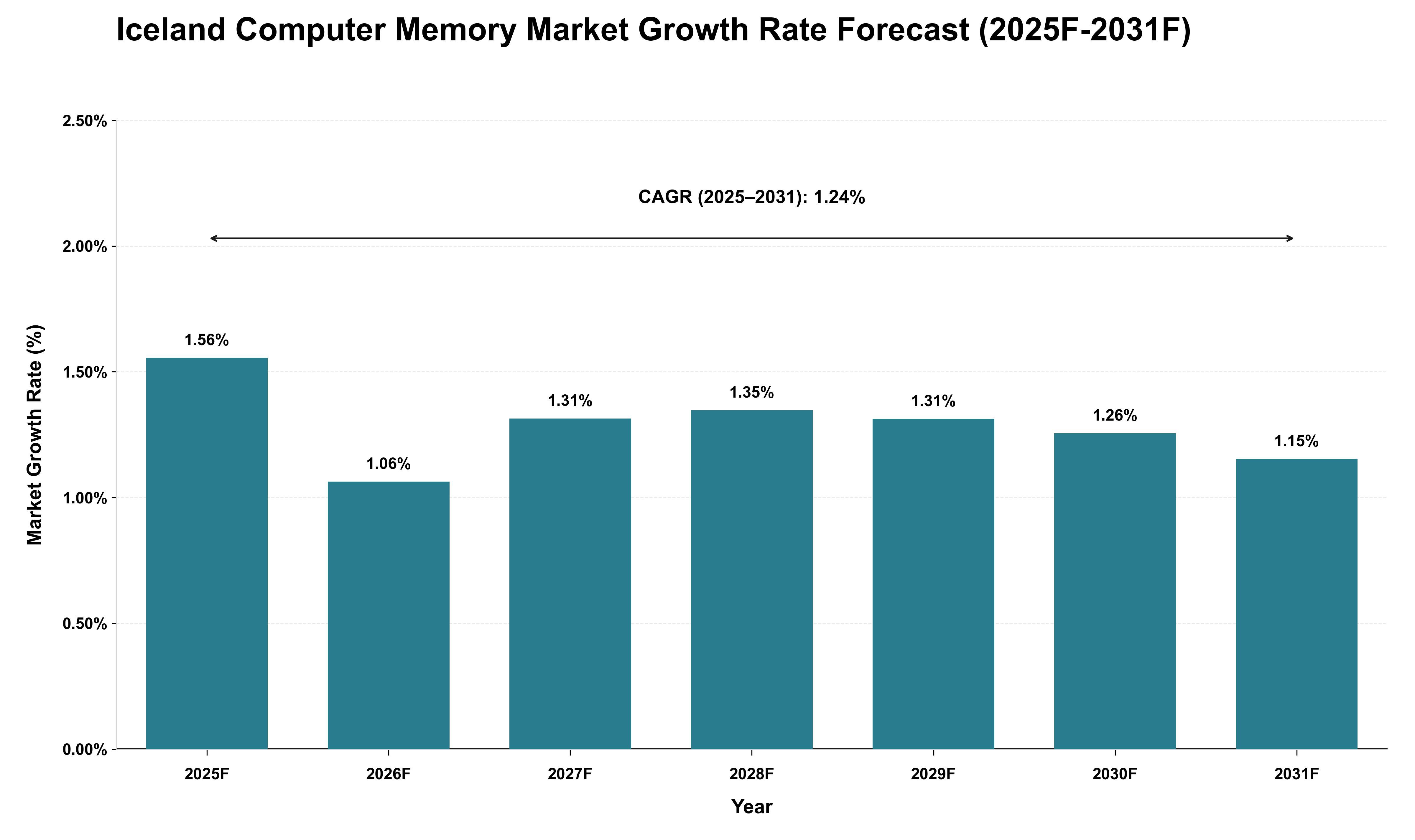 Iceland Computer Memory Market Growth Rate Analysis (2025 - 2031)
