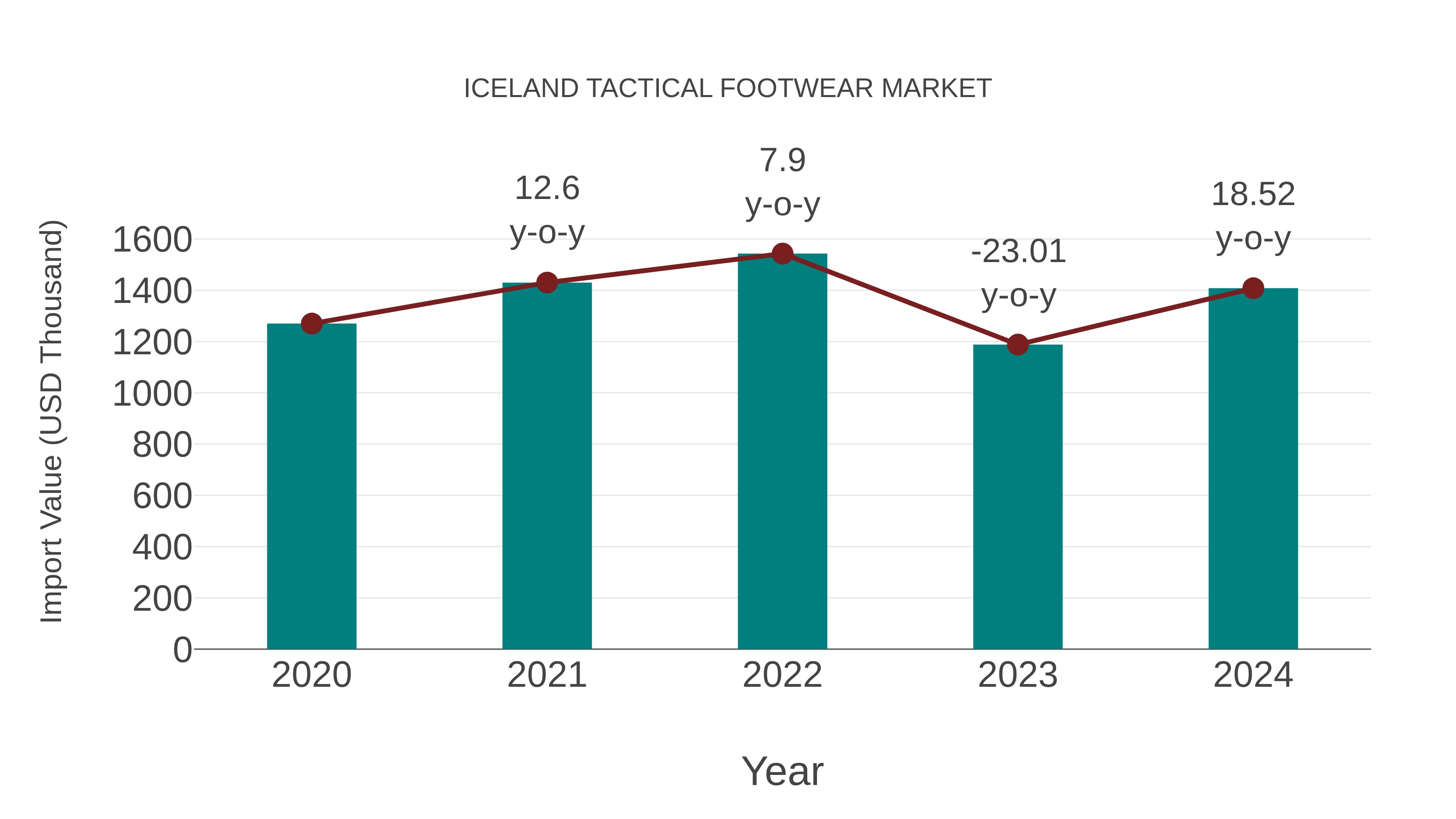  Iceland Tactical Footwear Market: Import Trend Analysis