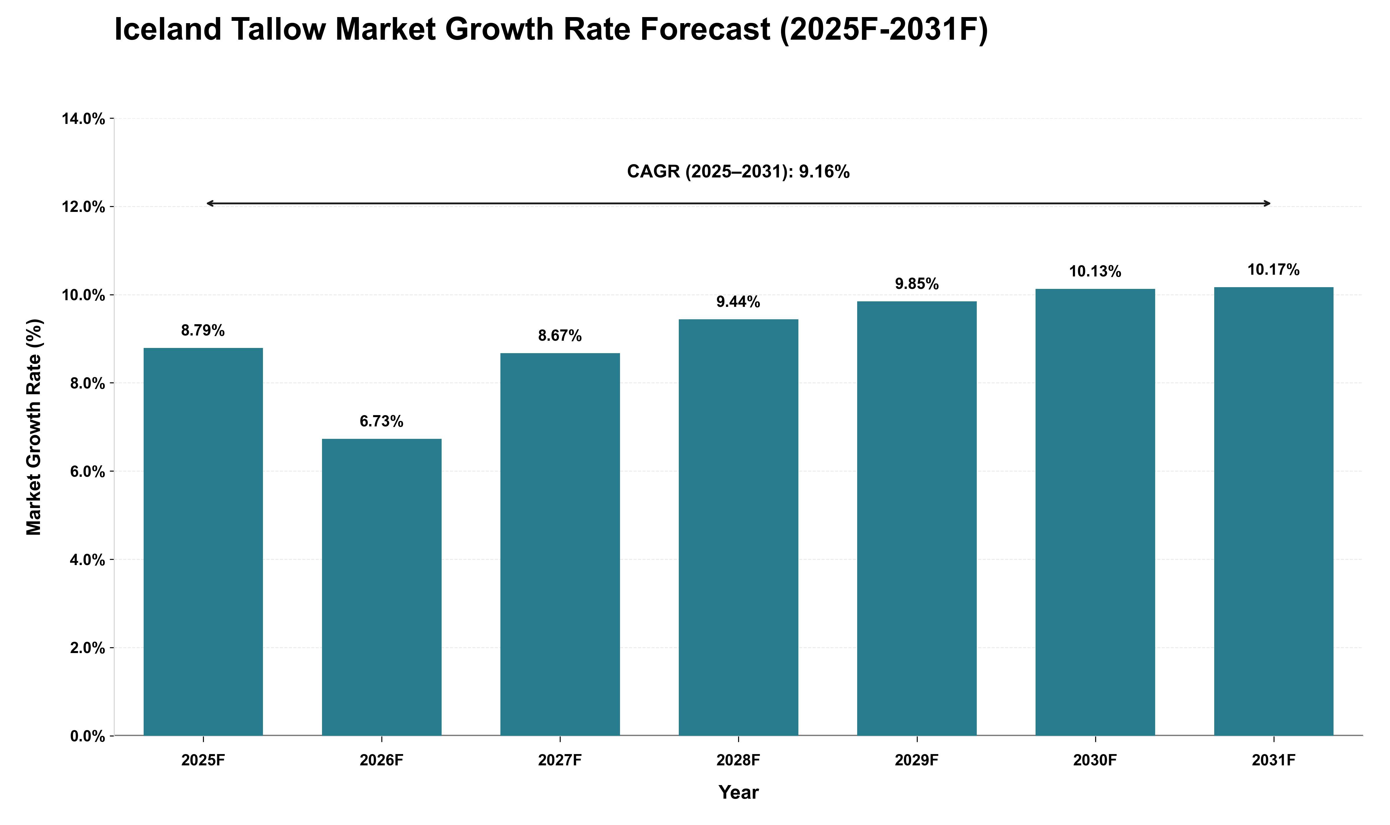 Iceland Tallow Market Growth Rate Analysis (2025 - 2031)