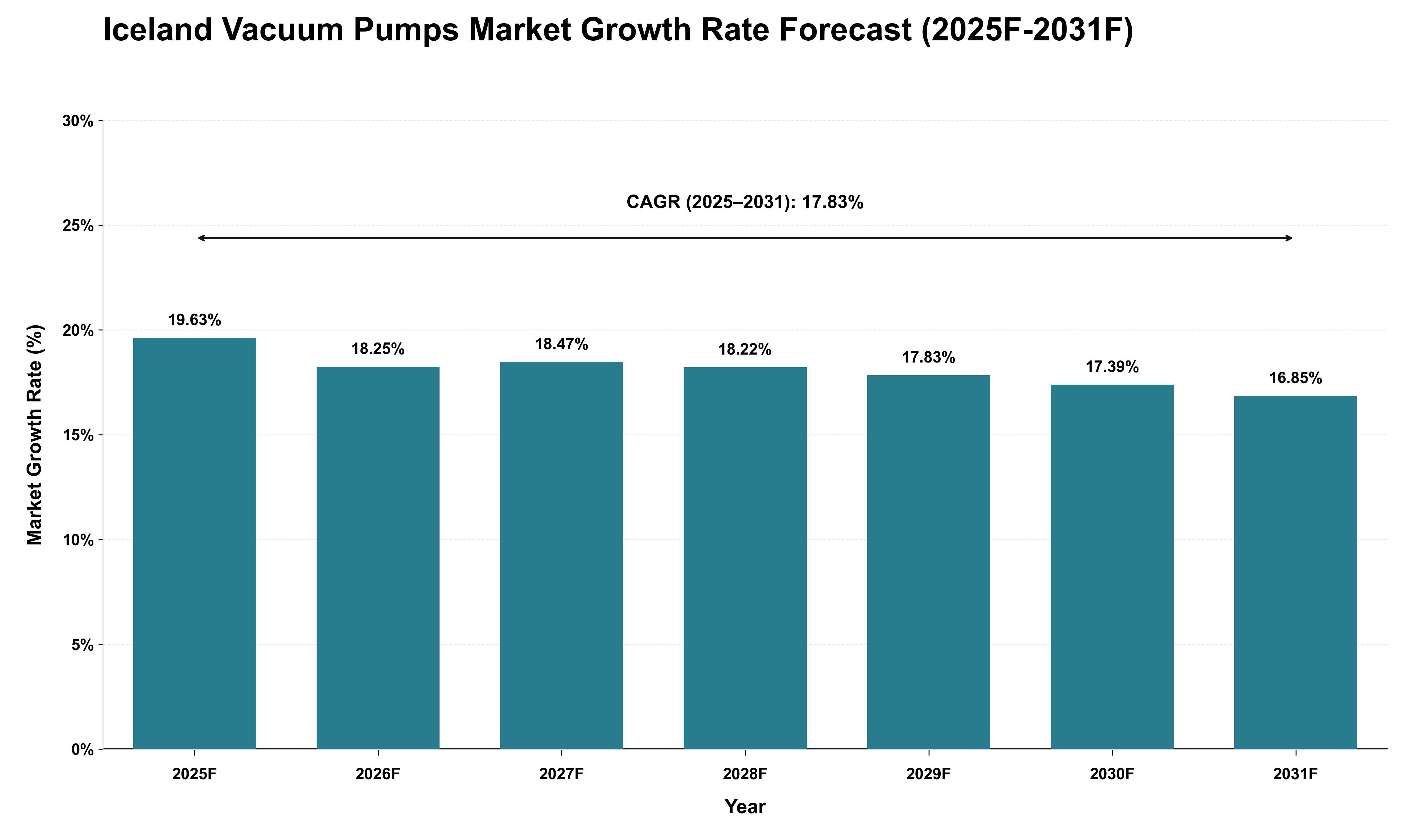 Iceland Vacuum Pumps Market Growth Rate Analysis (2025 - 2031)