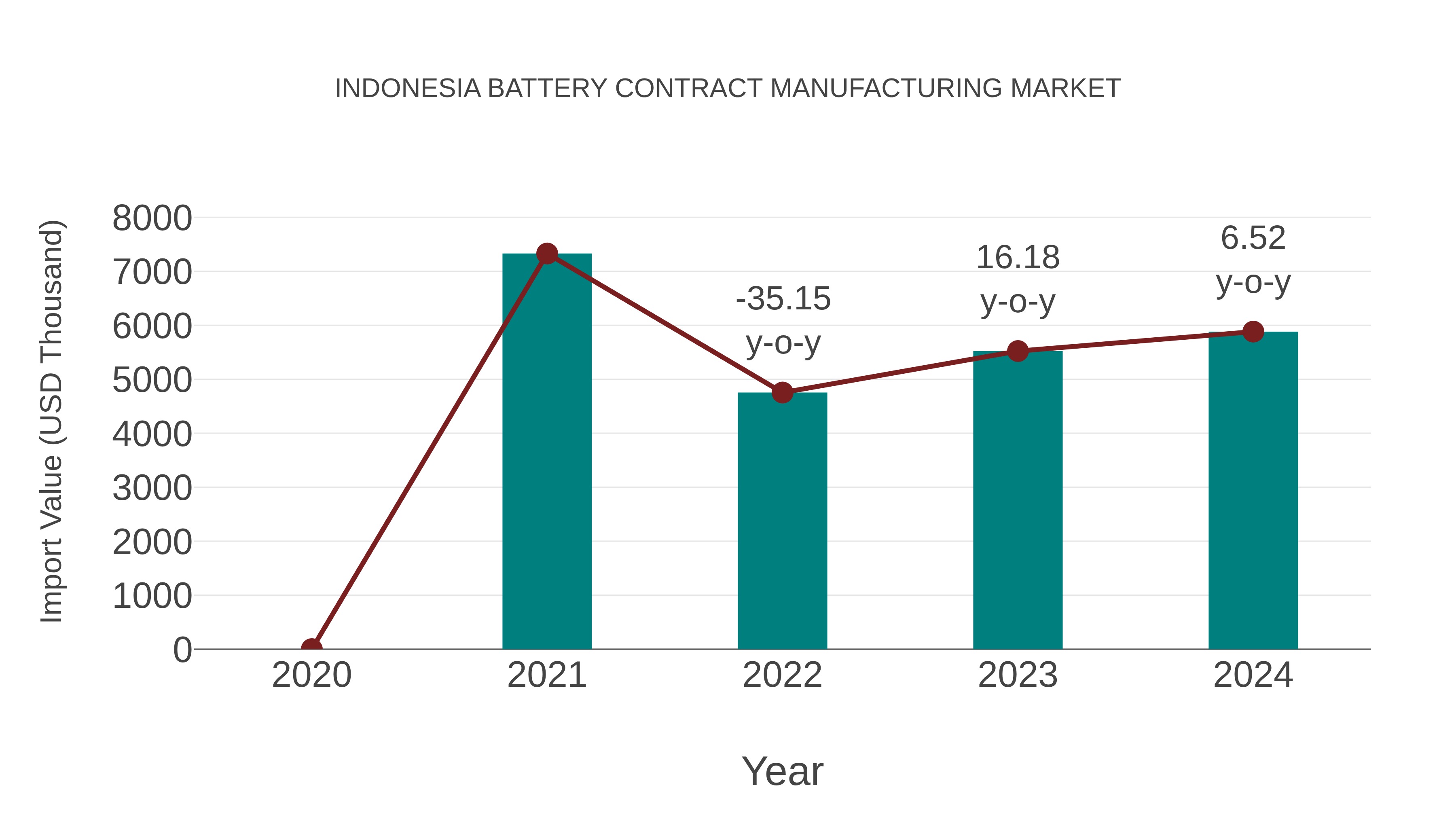  Indonesia Battery Contract Manufacturing Market: Import Trend Analysis