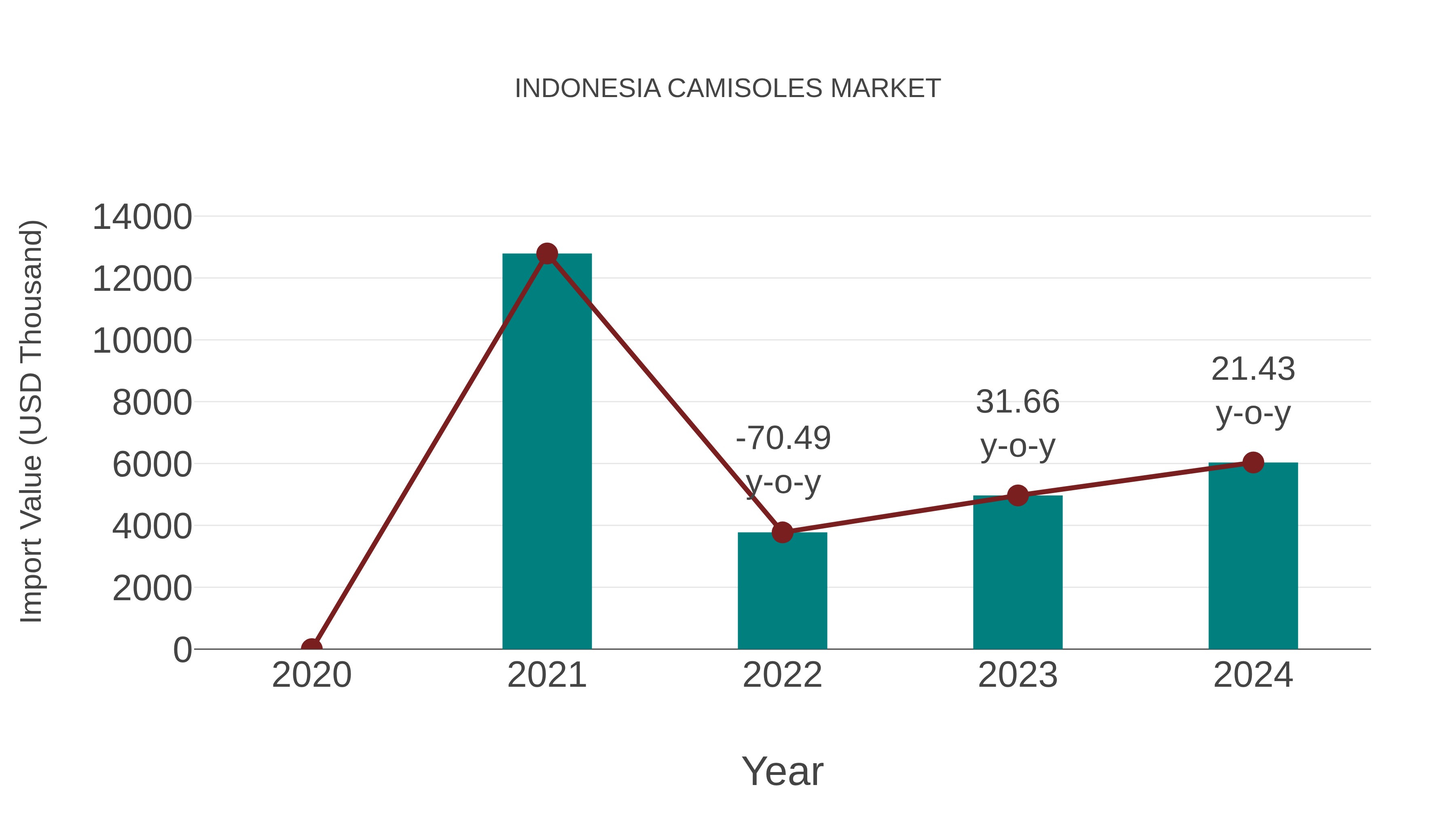  Indonesia Camisoles Market: Import Trend Analysis