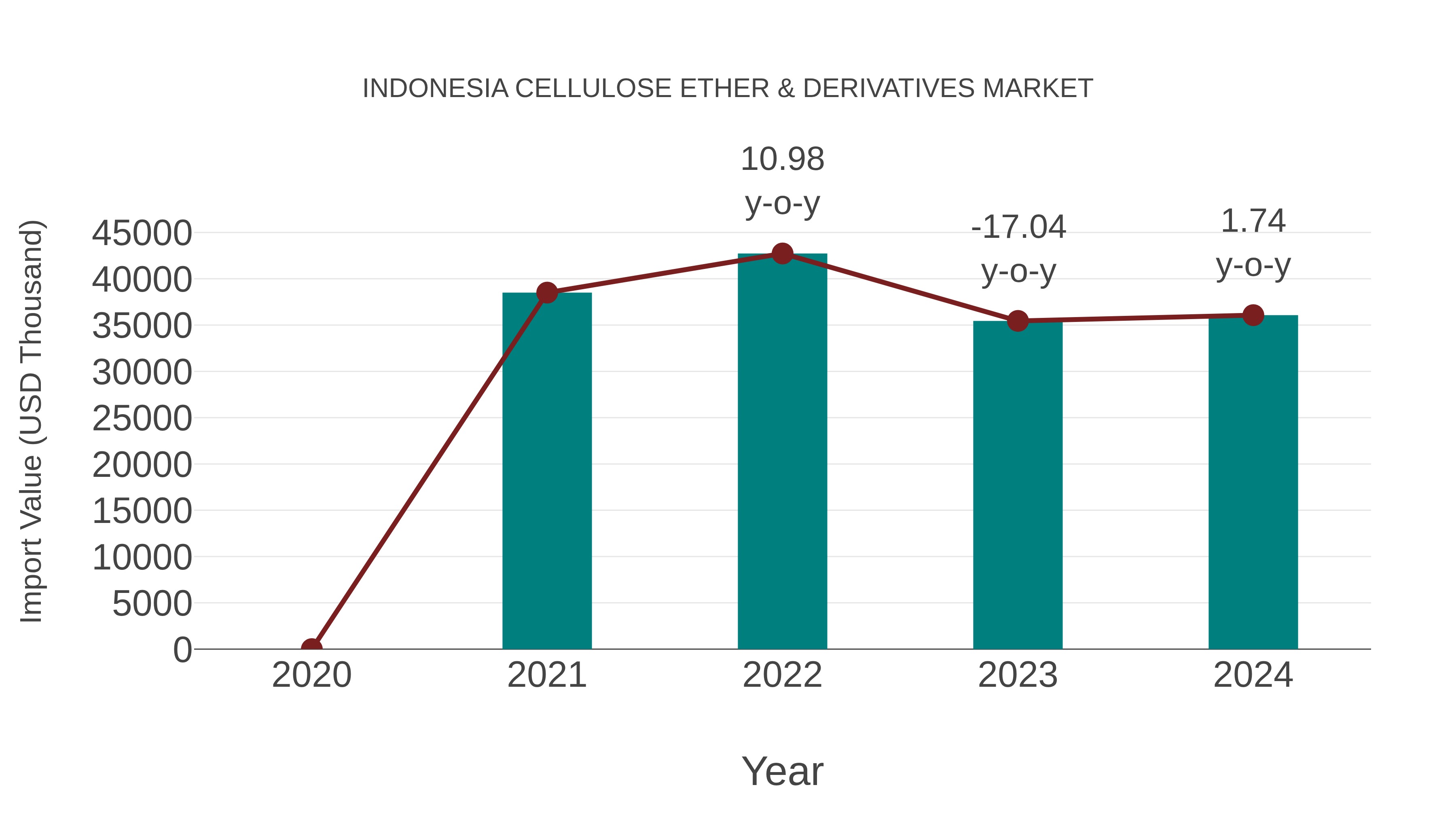  Indonesia Cellulose Ether & Derivatives Market: Import Trend Analysis