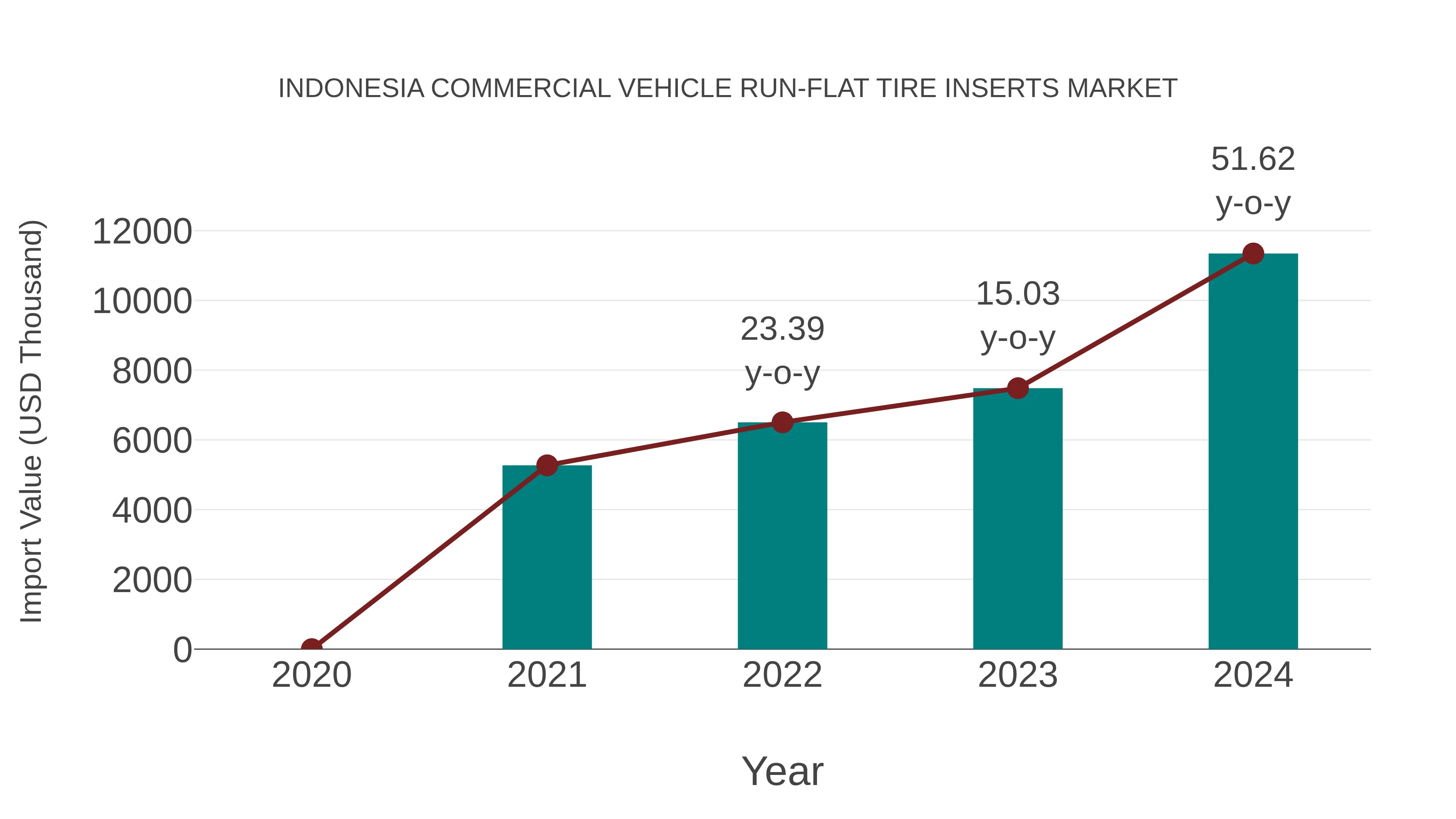 Indonesia Commercial Vehicle Run-flat Tire Inserts Market: Import Trend Analysis