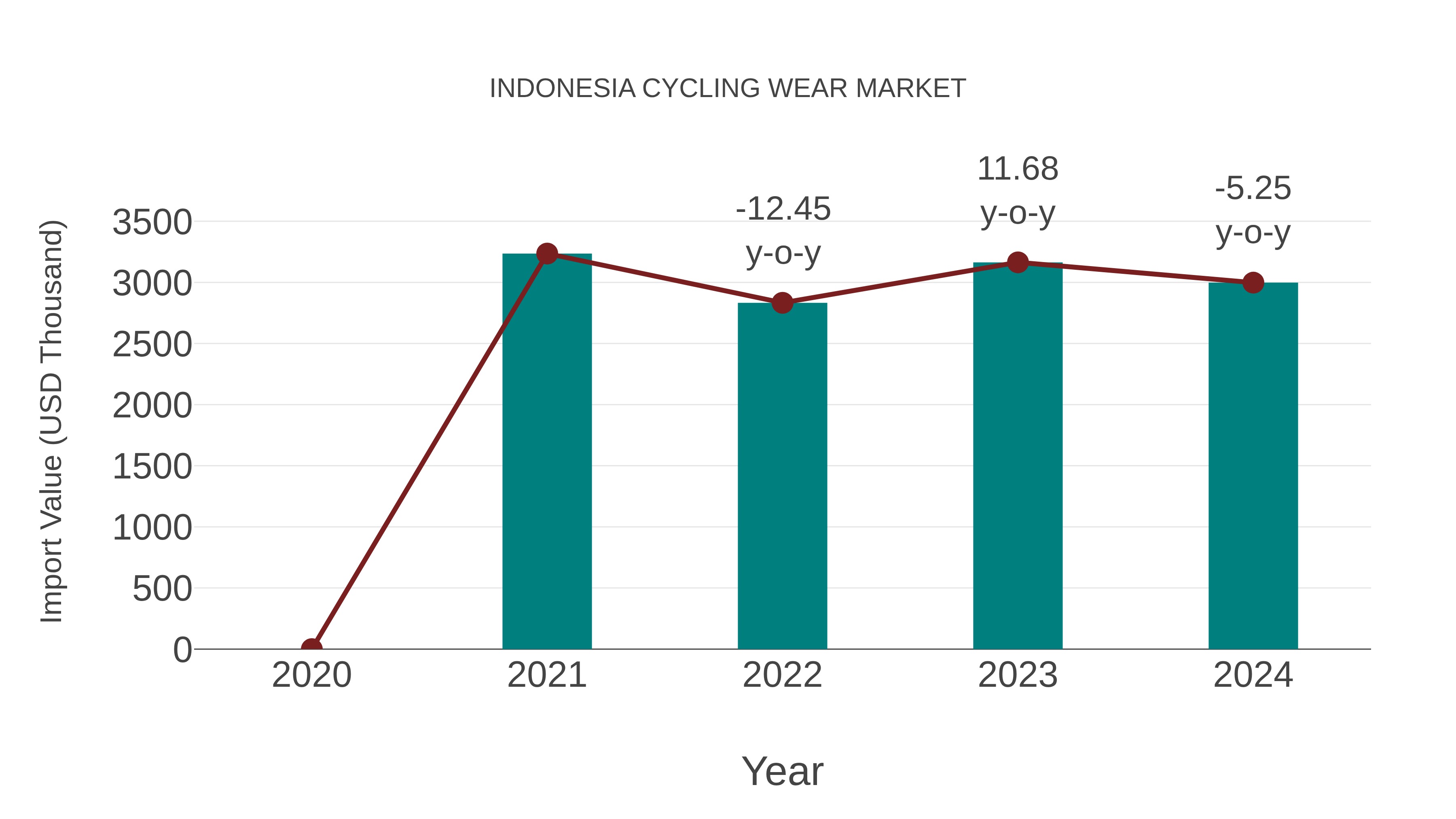  Indonesia Cycling Wear Market: Import Trend Analysis