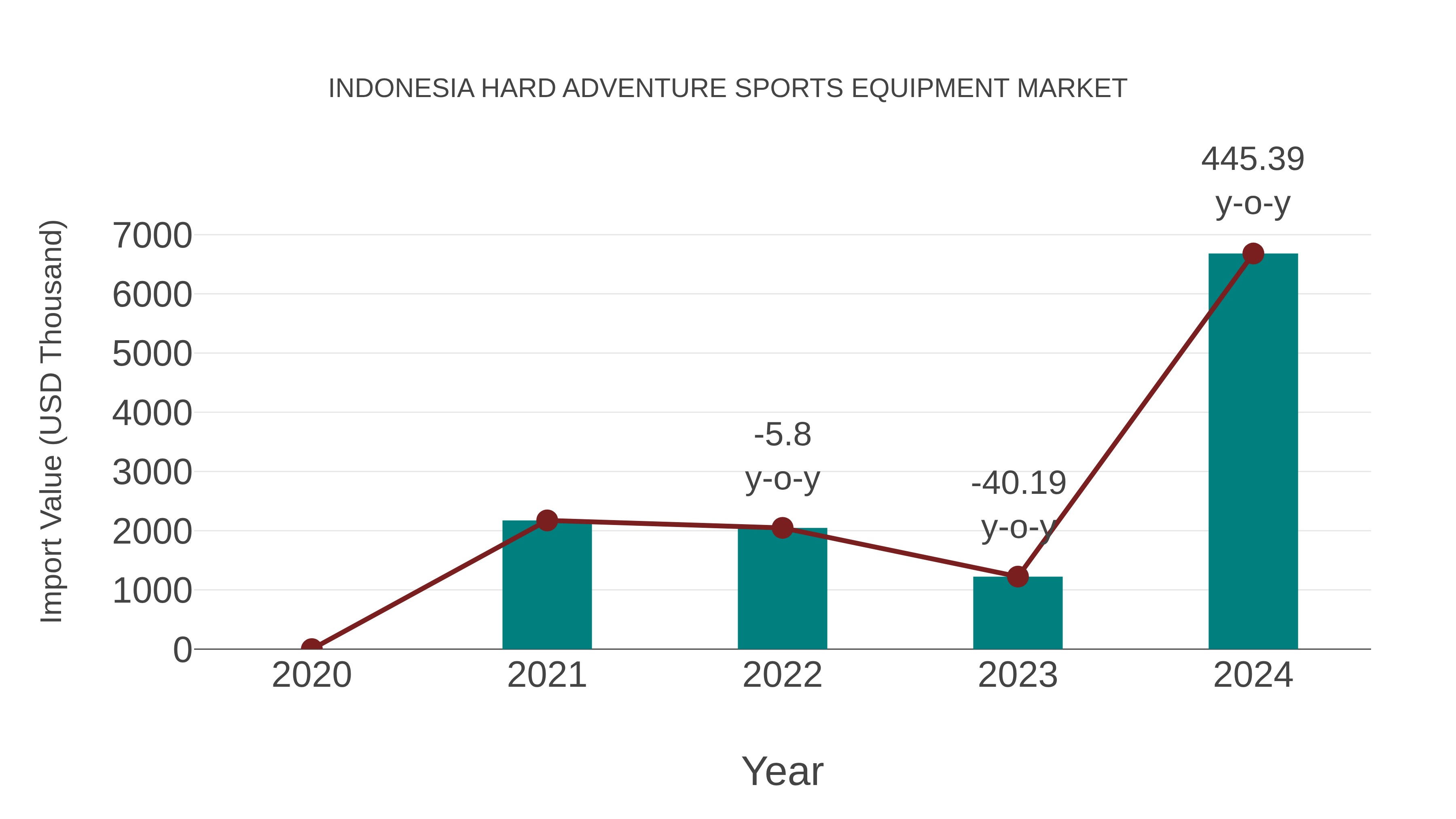 Indonesia Hard Adventure Sports Equipment Market: Import Trend Analysis