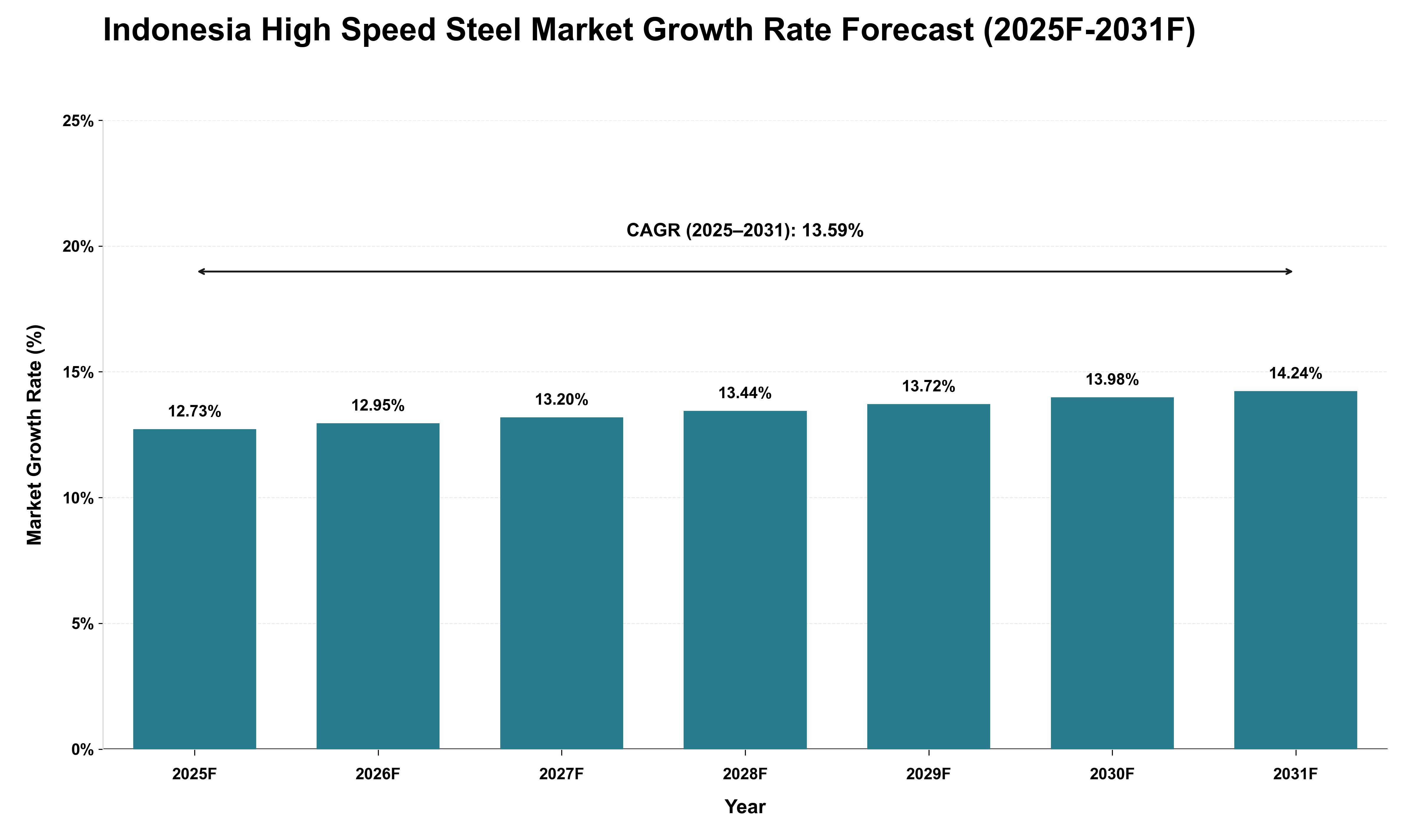 Indonesia High Speed Steel Market Growth Rate Analysis (2025 - 2031)
