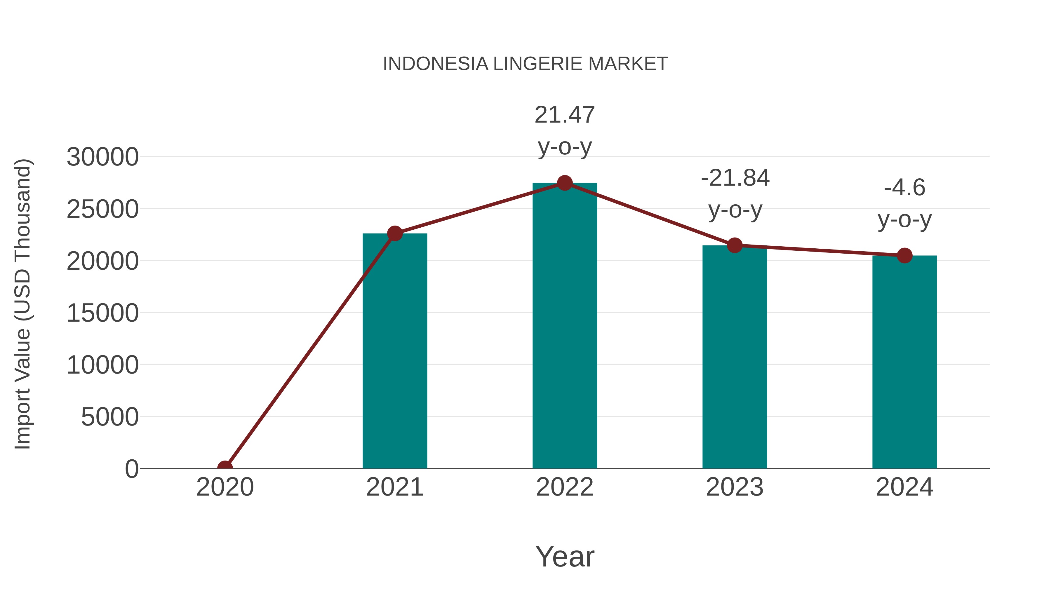 Indonesia Lingerie Market: Import Trend Analysis