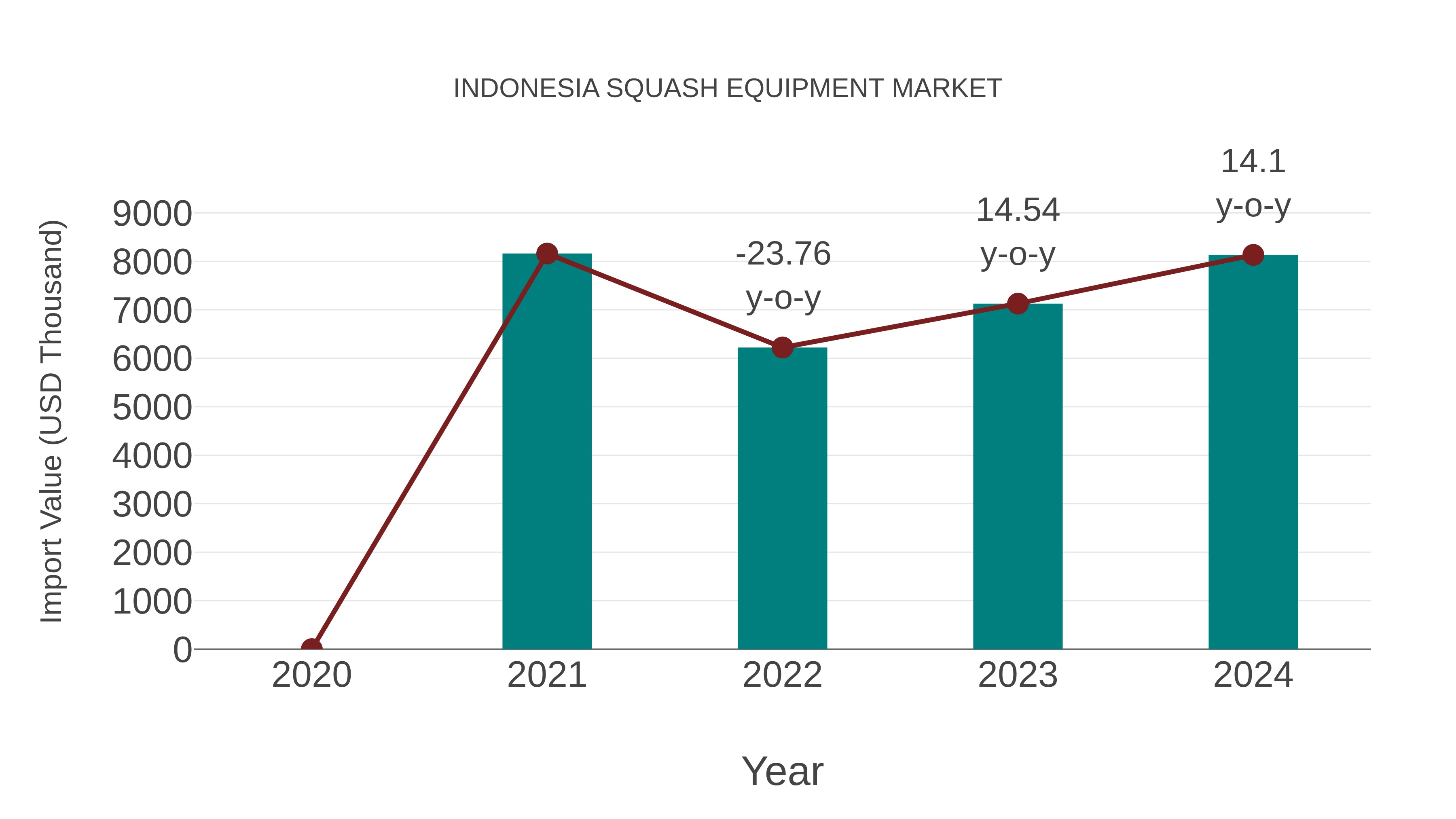 Indonesia Squash Equipment Market: Import Trend Analysis