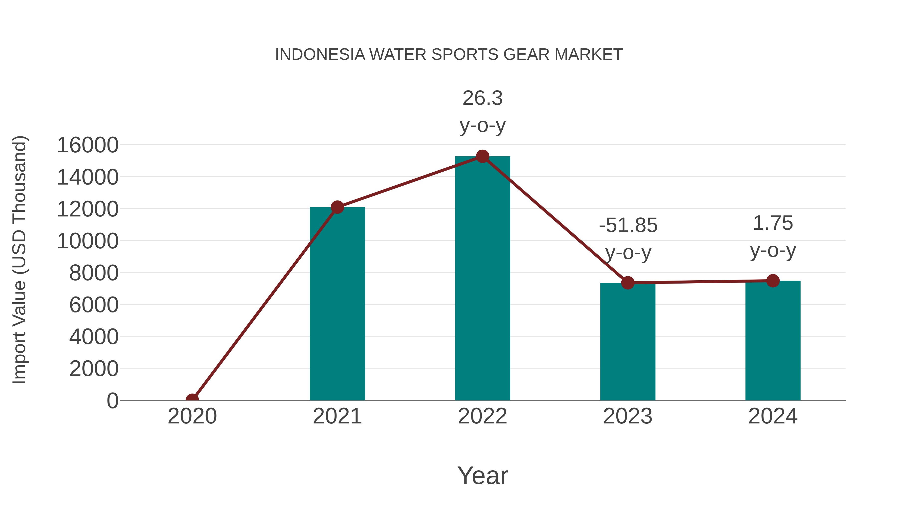 Indonesia Water Sports Gear Market: Import Trend Analysis
