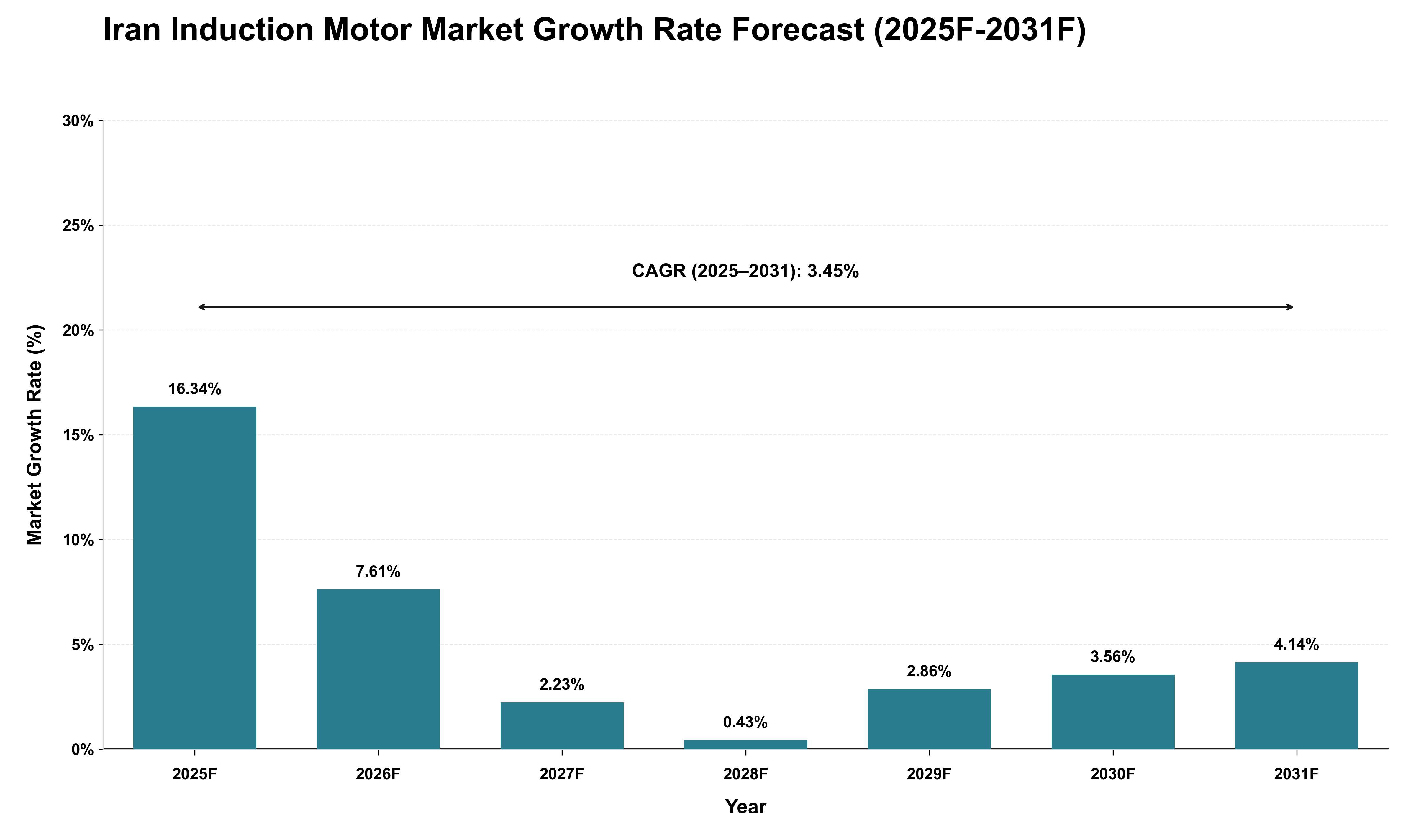 Iran Induction Motor Market Growth Rate Analysis (2025 - 2031)