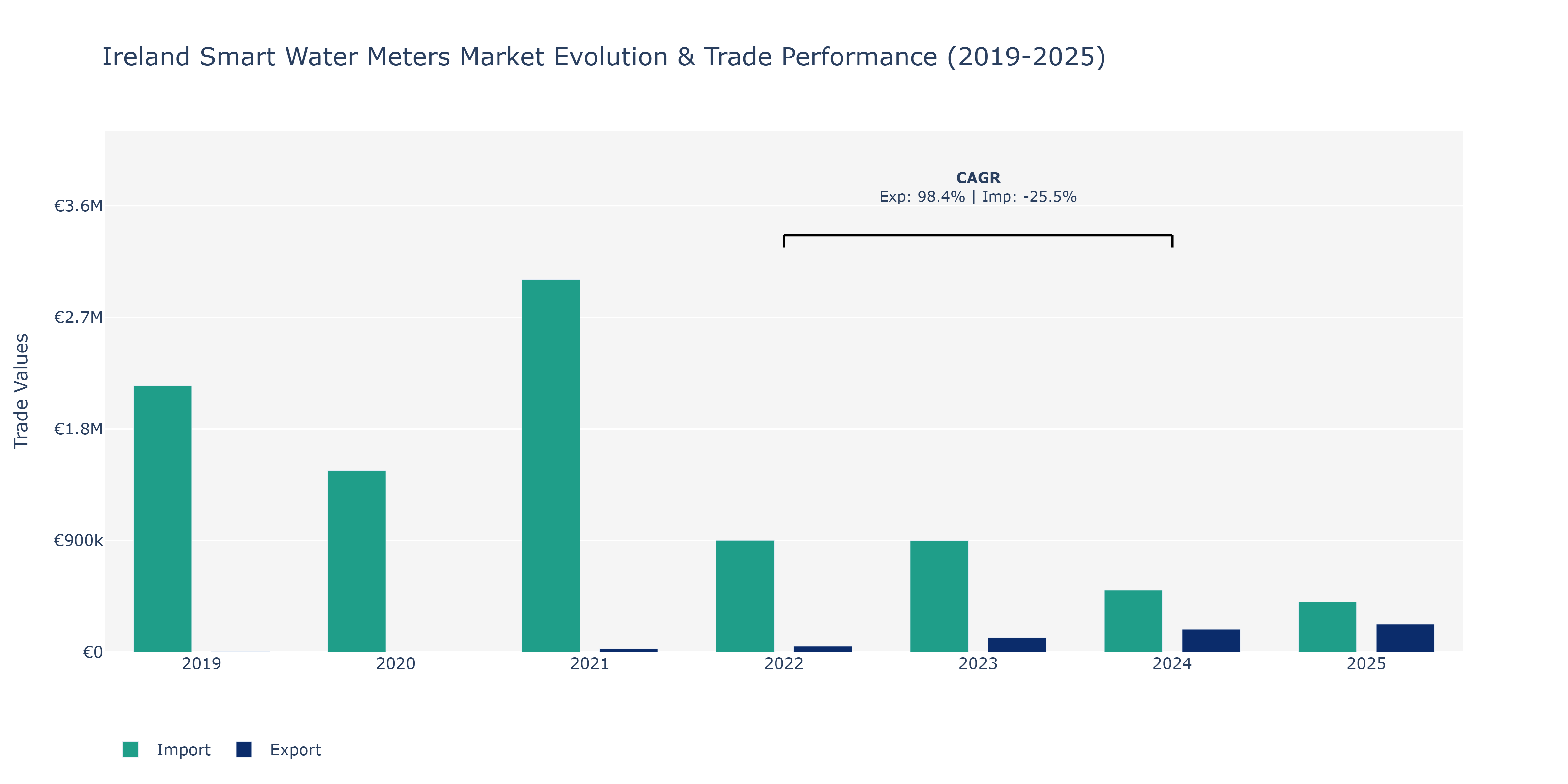 Ireland Smart Water Meters Market: Production & Trade Performance (2019-2025)