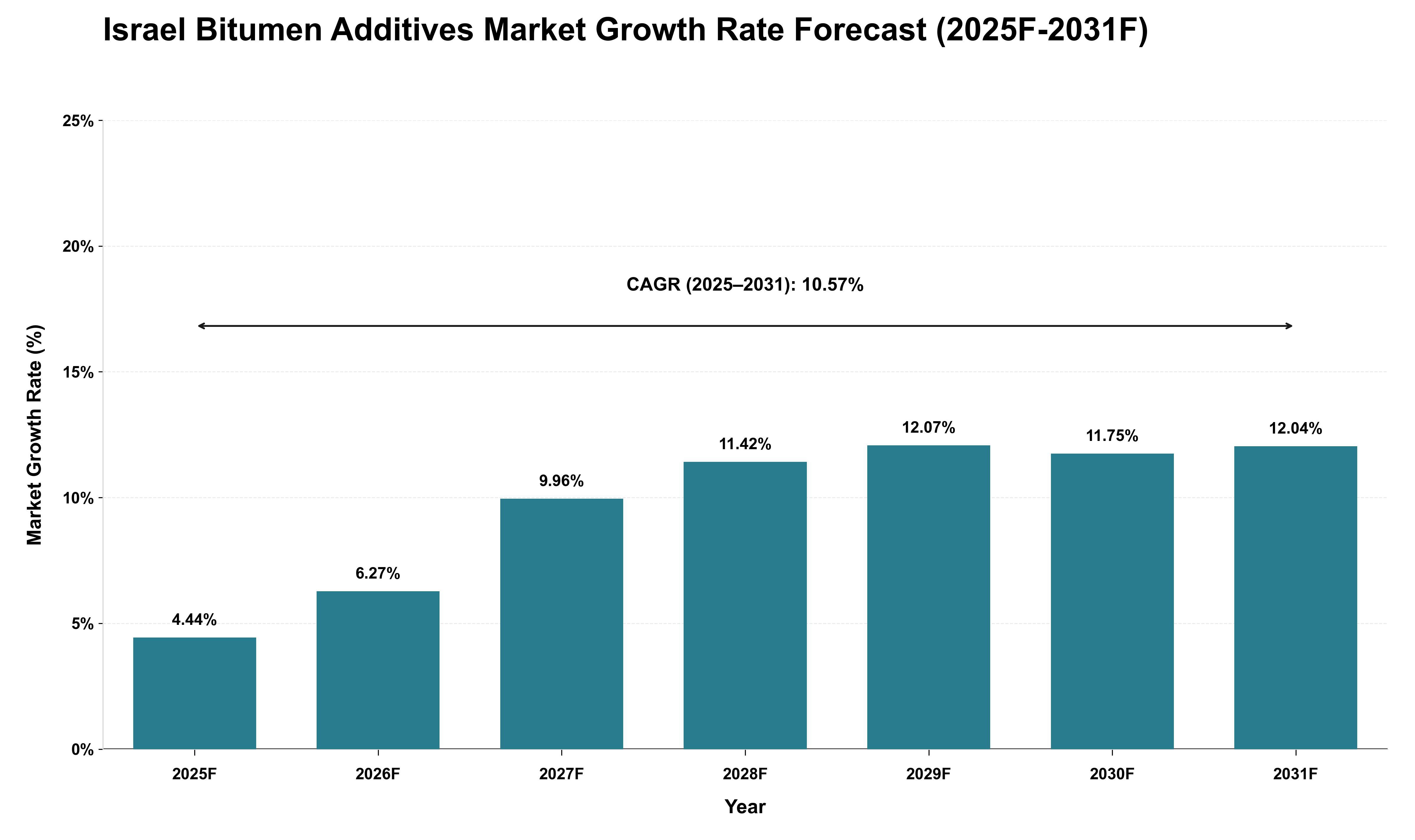 Israel Bitumen Additives Market Growth Rate Analysis (2025 - 2031)