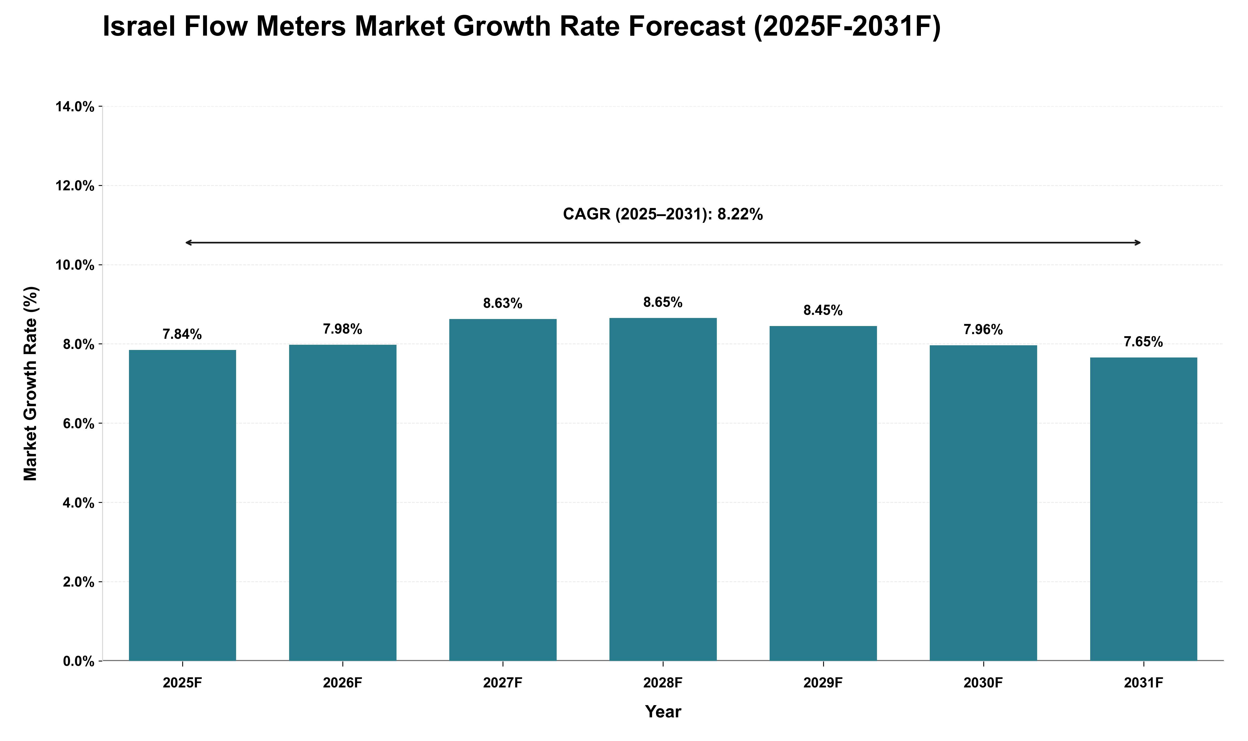 Israel Flow Meters Market Growth Rate Analysis (2025 - 2031)