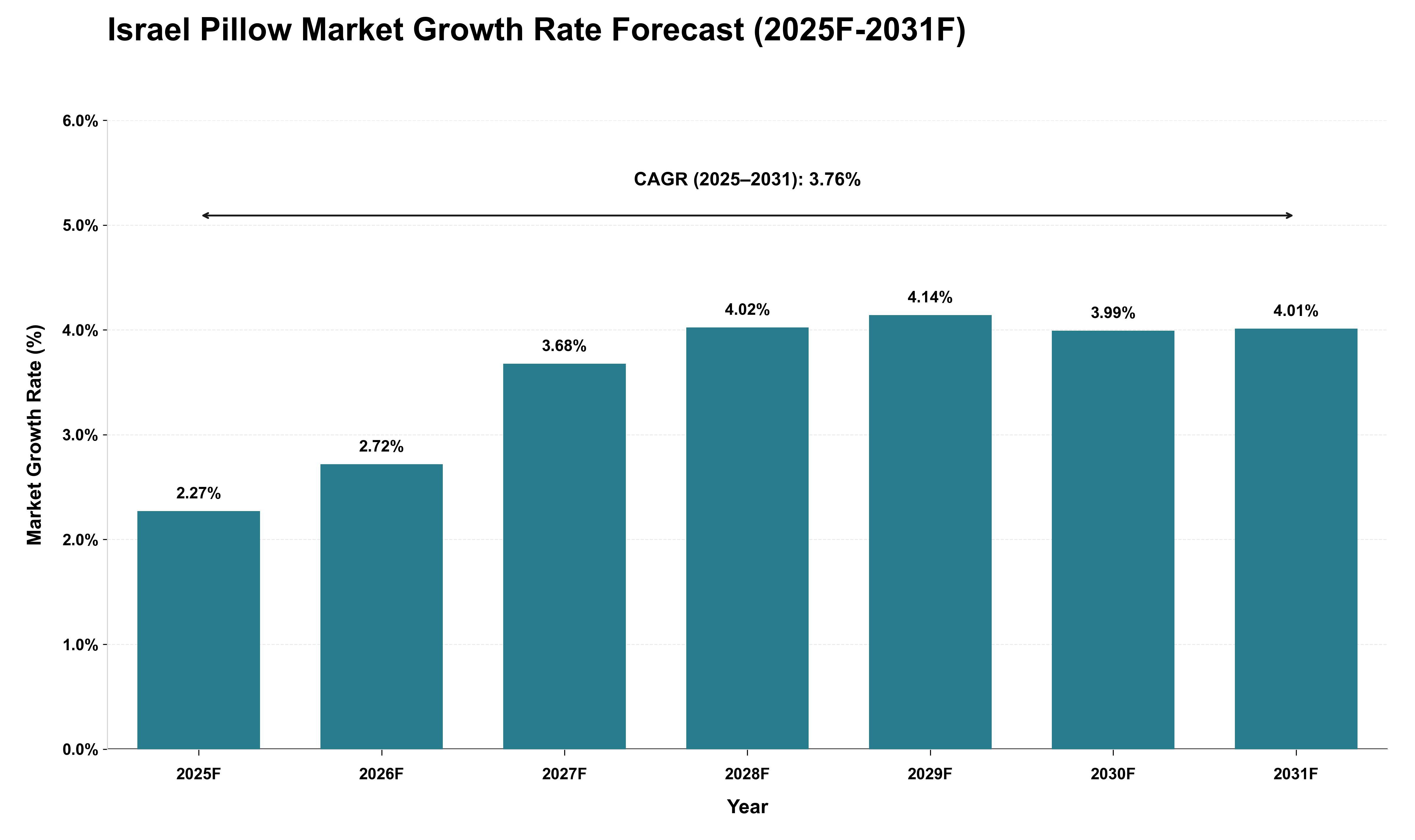 Israel Pillow Market Growth Rate Analysis (2025 - 2031)
