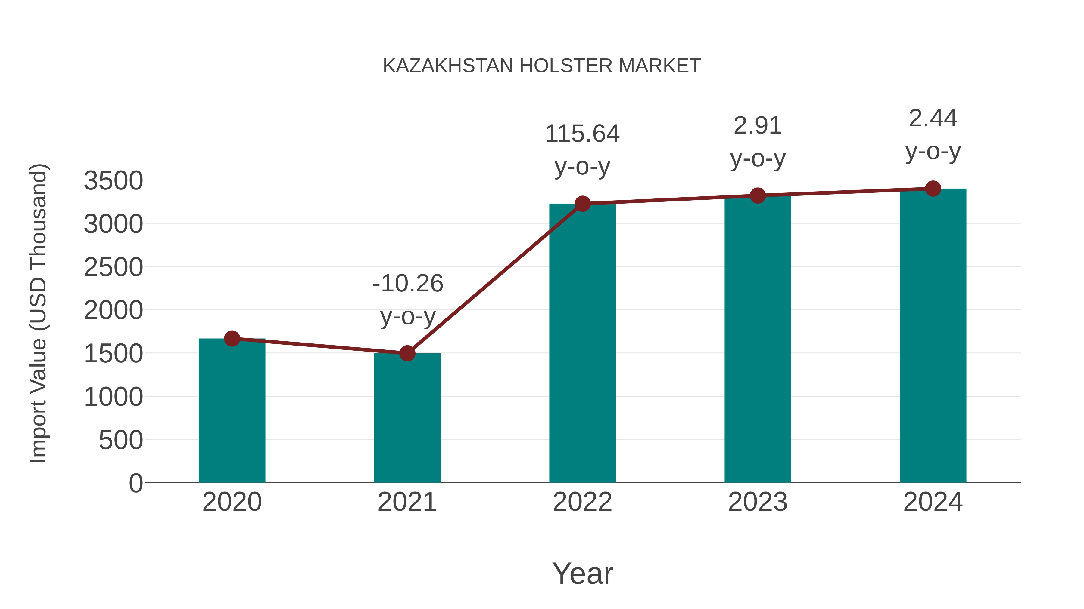  Kazakhstan Holster Market: Import Trend Analysis