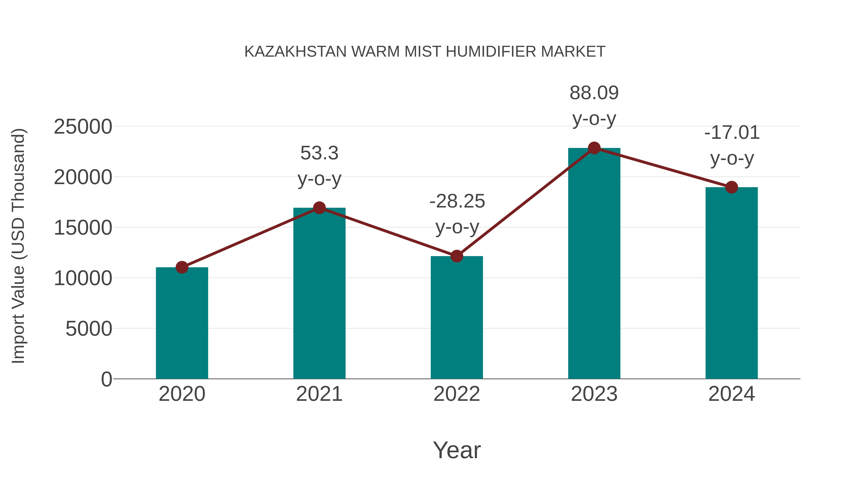  Kazakhstan Warm Mist Humidifier Market: Import Trend Analysis