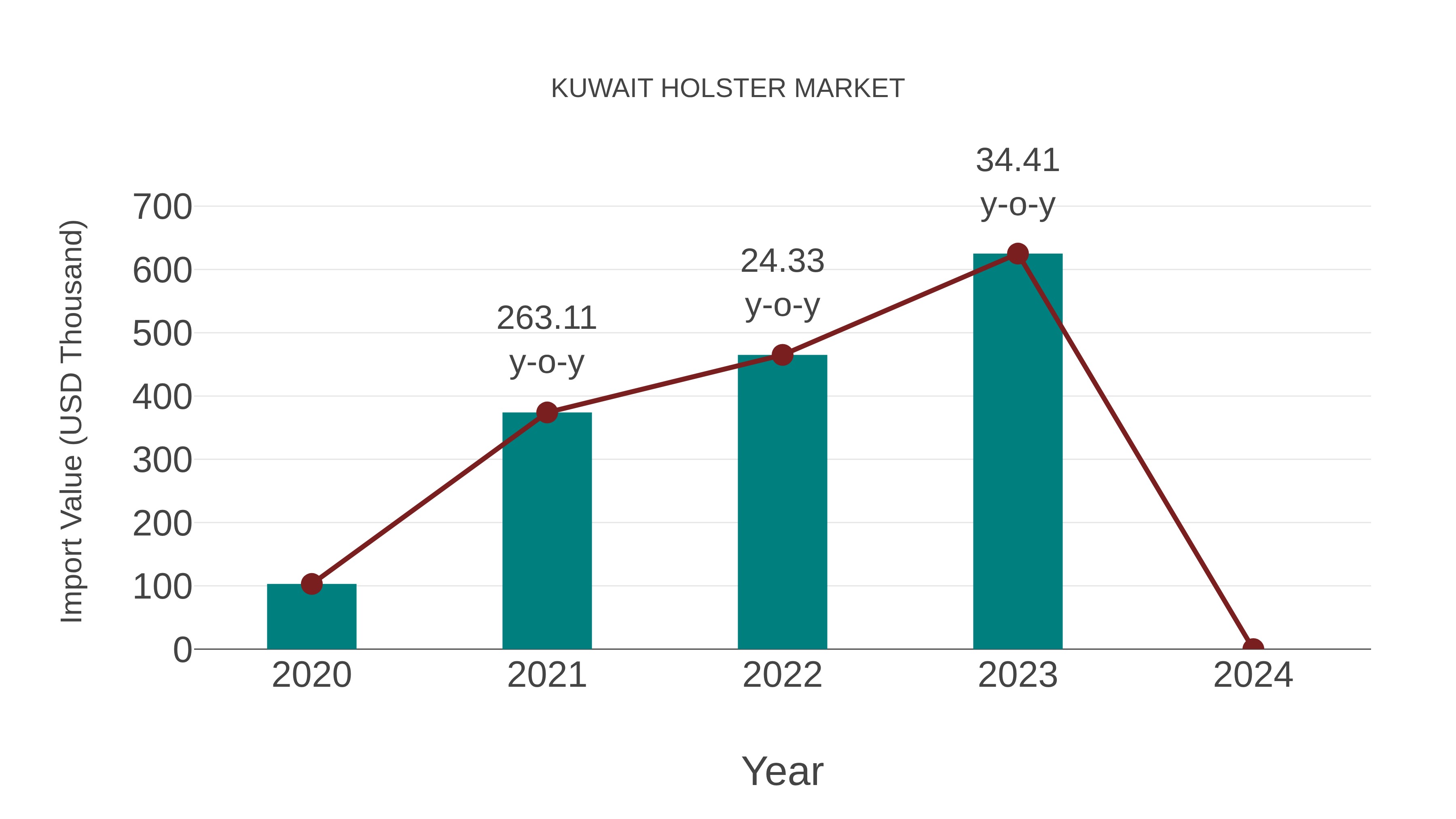  Kuwait Holster Market: Import Trend Analysis