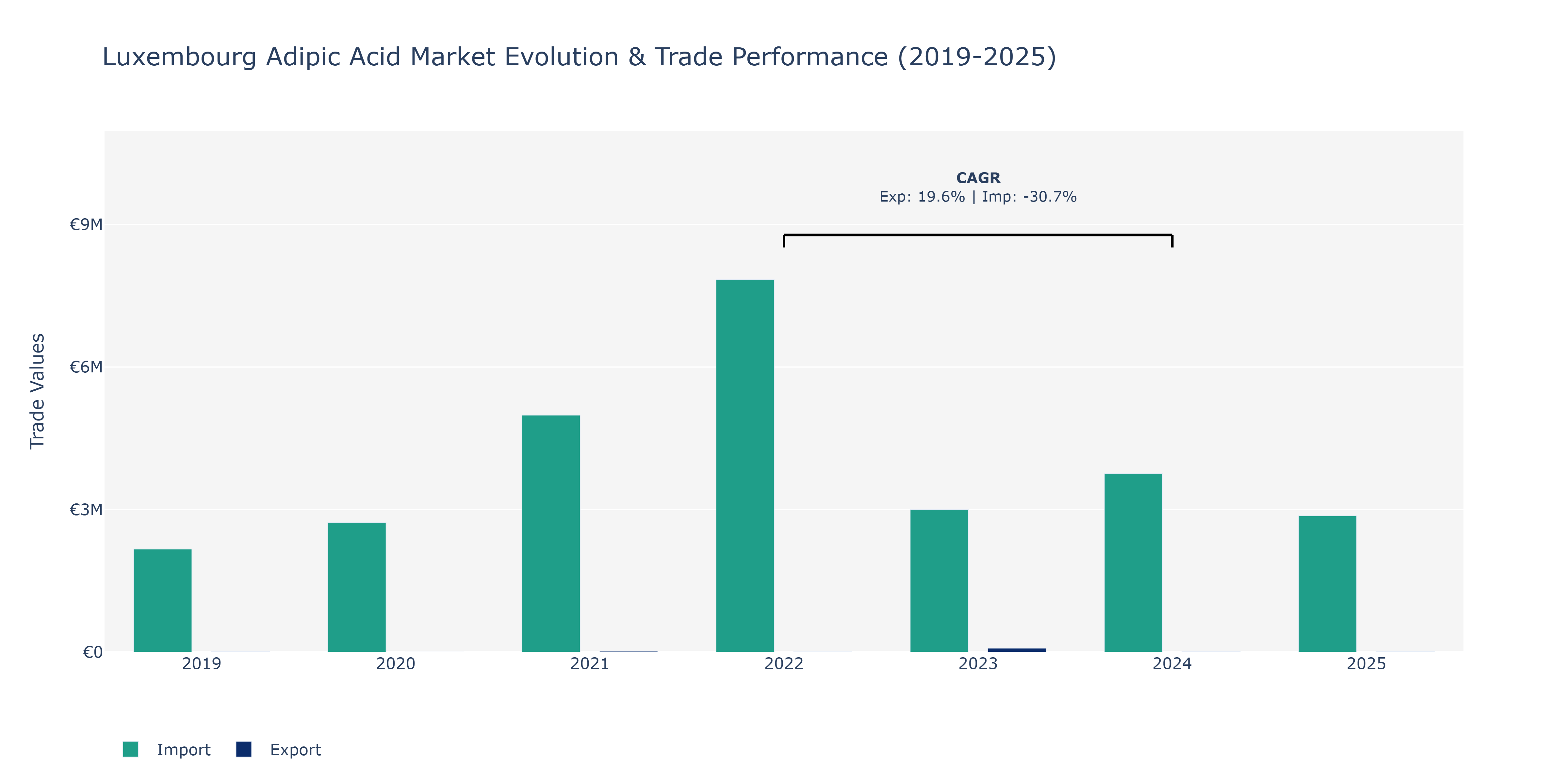 Luxembourg Adipic Acid Market: Production & Trade Performance (2019-2025)