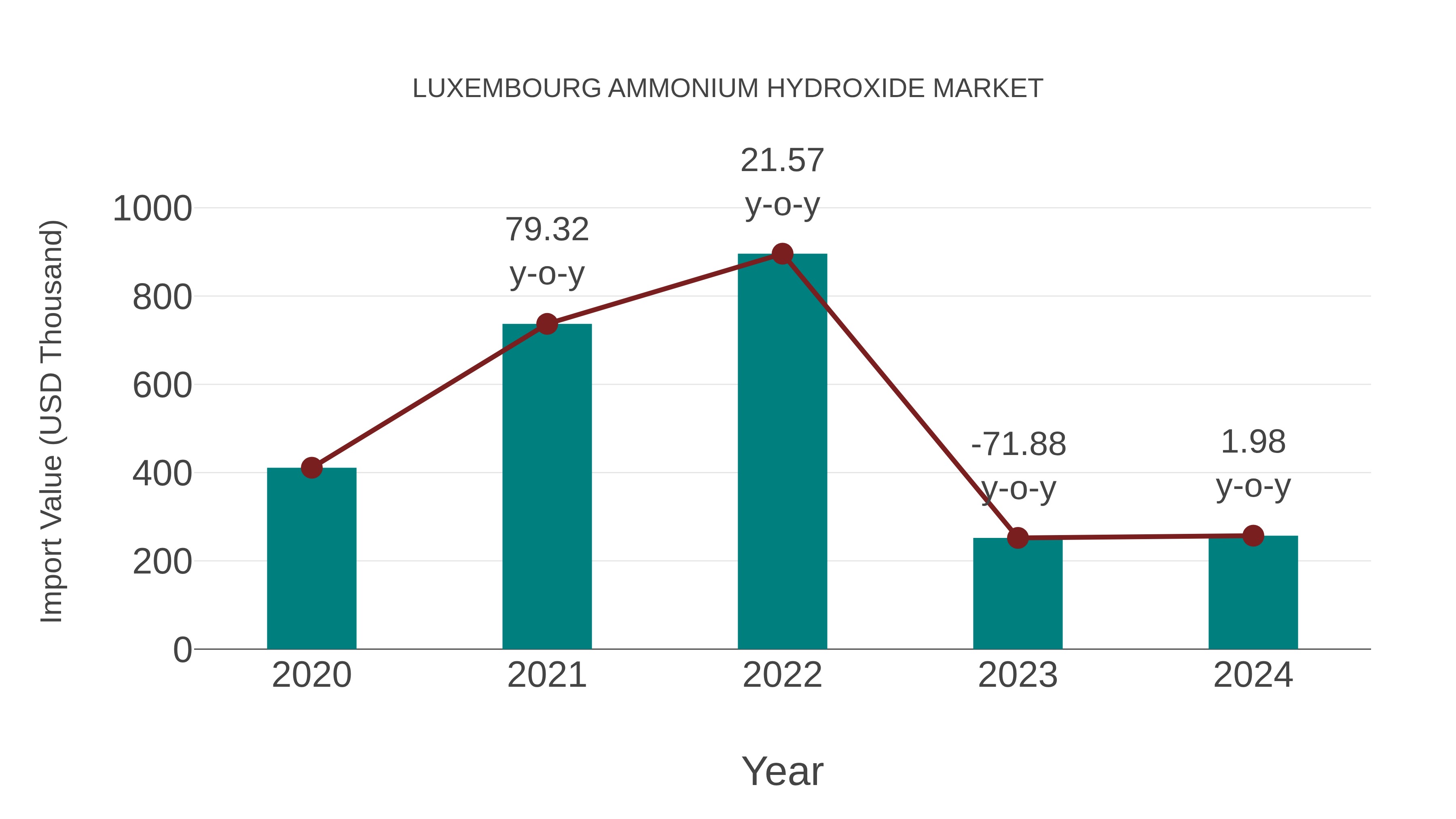  Luxembourg Ammonium Hydroxide Market: Import Trend Analysis