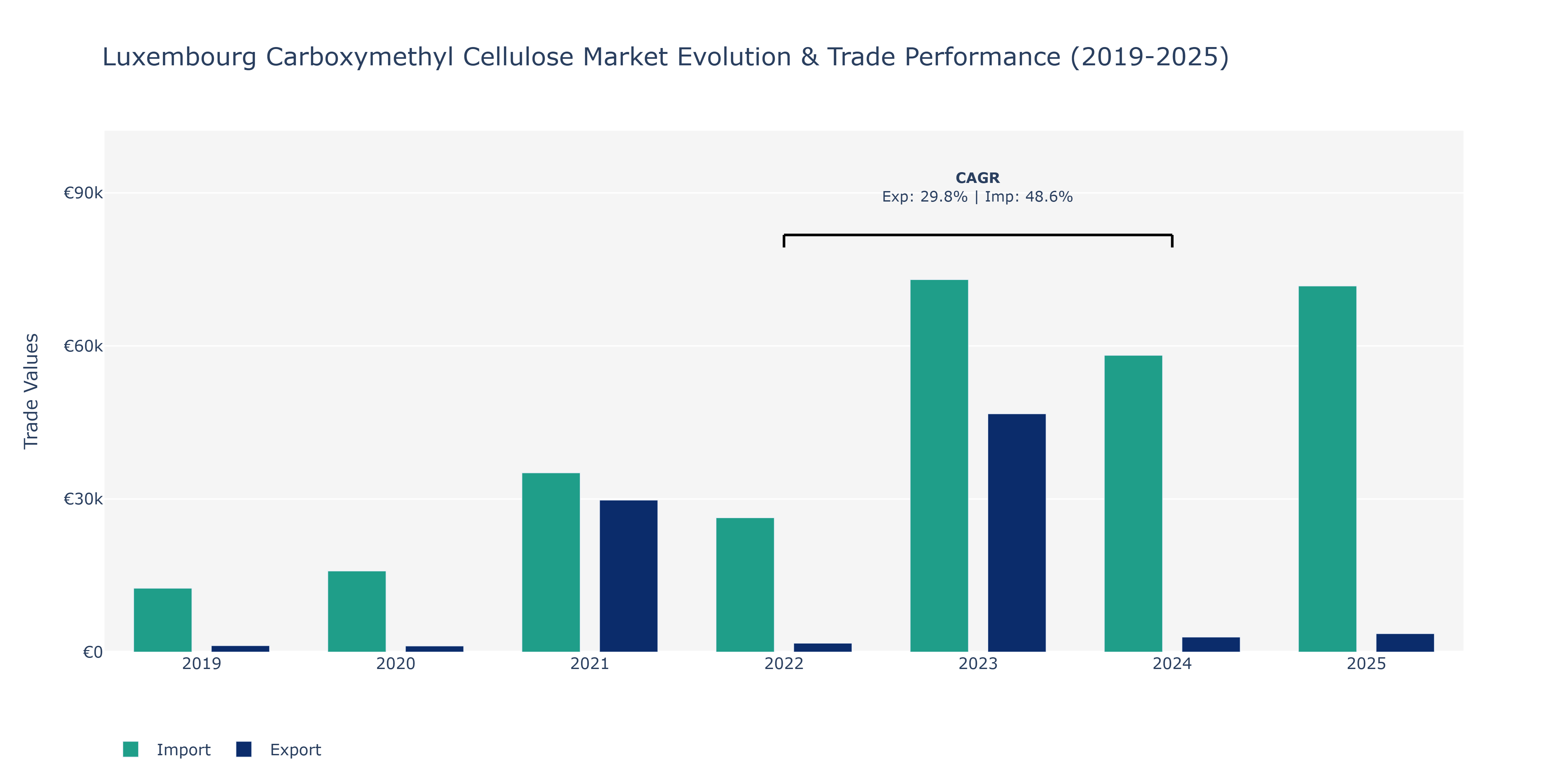 Luxembourg Carboxymethyl Cellulose Market: Production & Trade Performance (2019-2025)