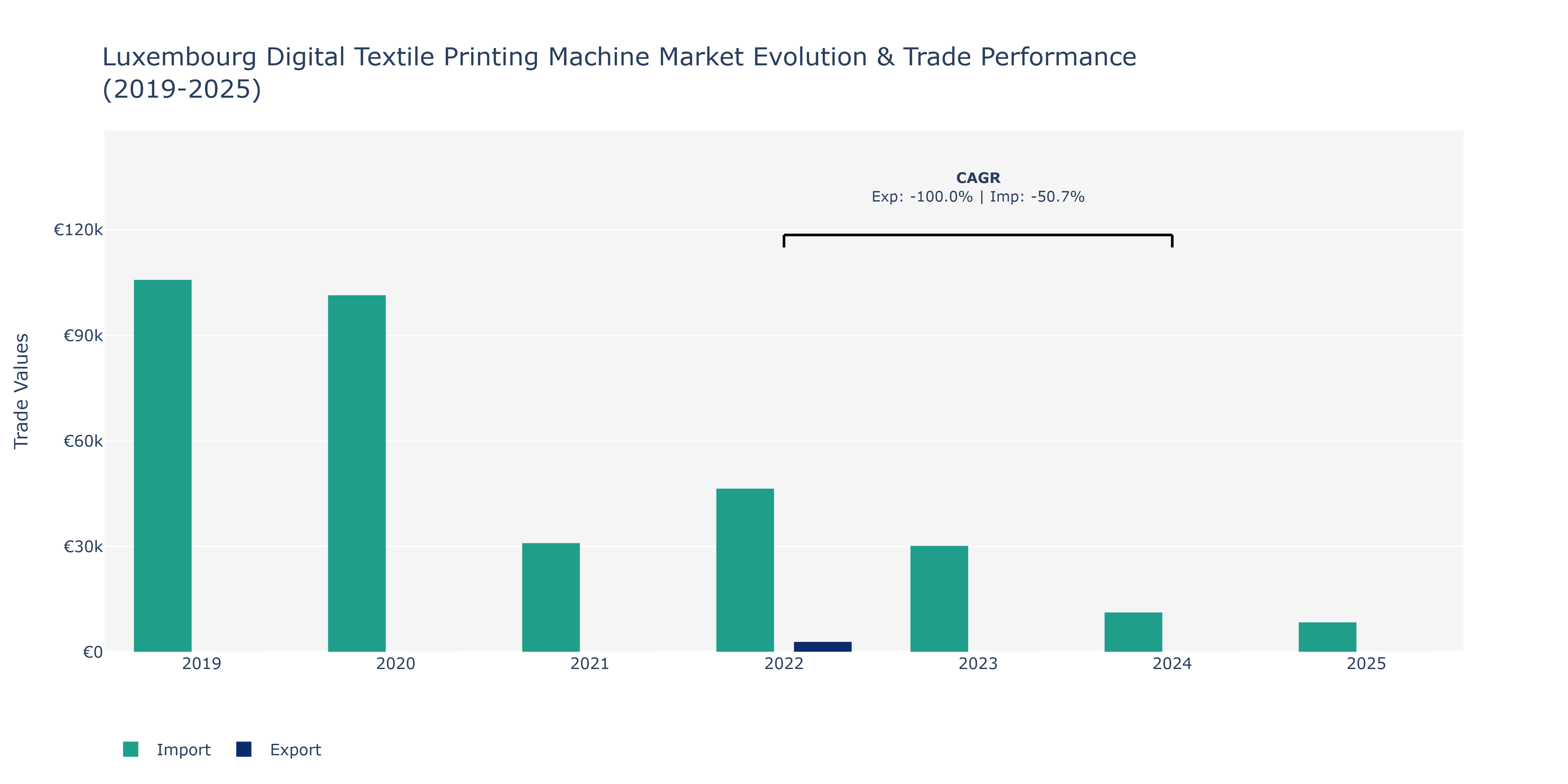 Luxembourg Digital Textile Printing Machine Market: Production & Trade Performance (2019-2025)