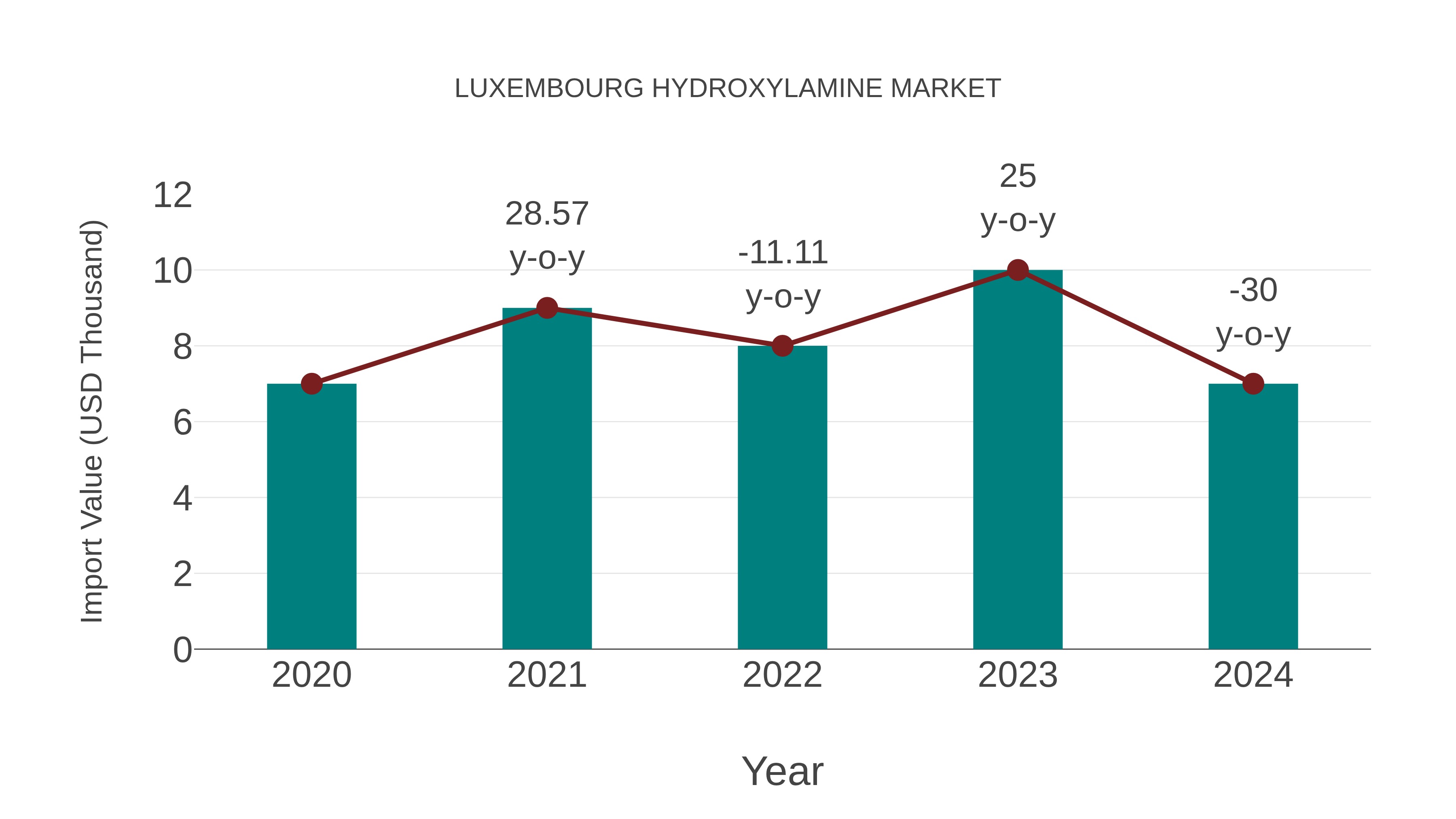  Luxembourg Hydroxylamine Market: Import Trend Analysis