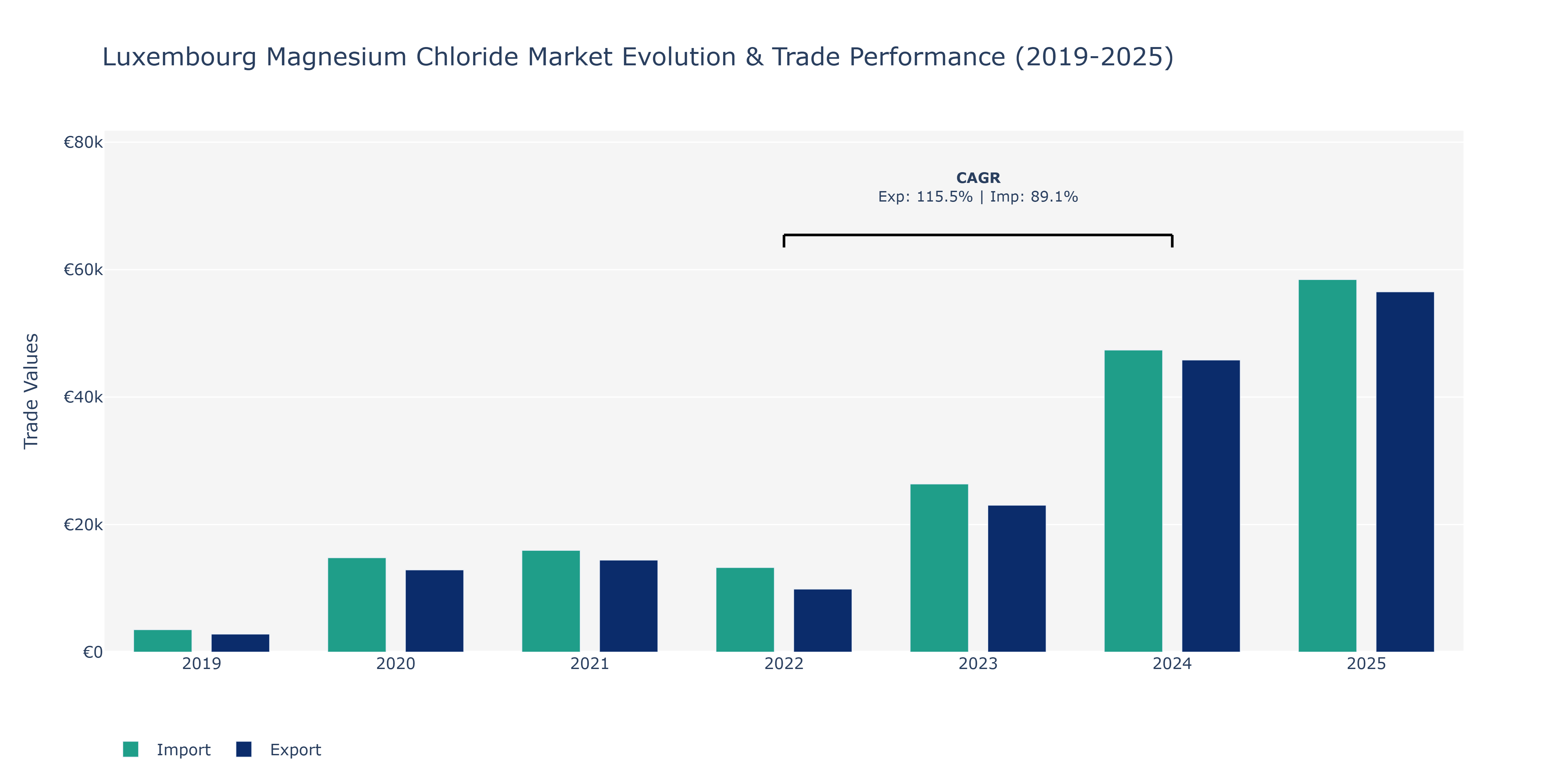 Luxembourg Magnesium Chloride Market: Production & Trade Performance (2019-2025)