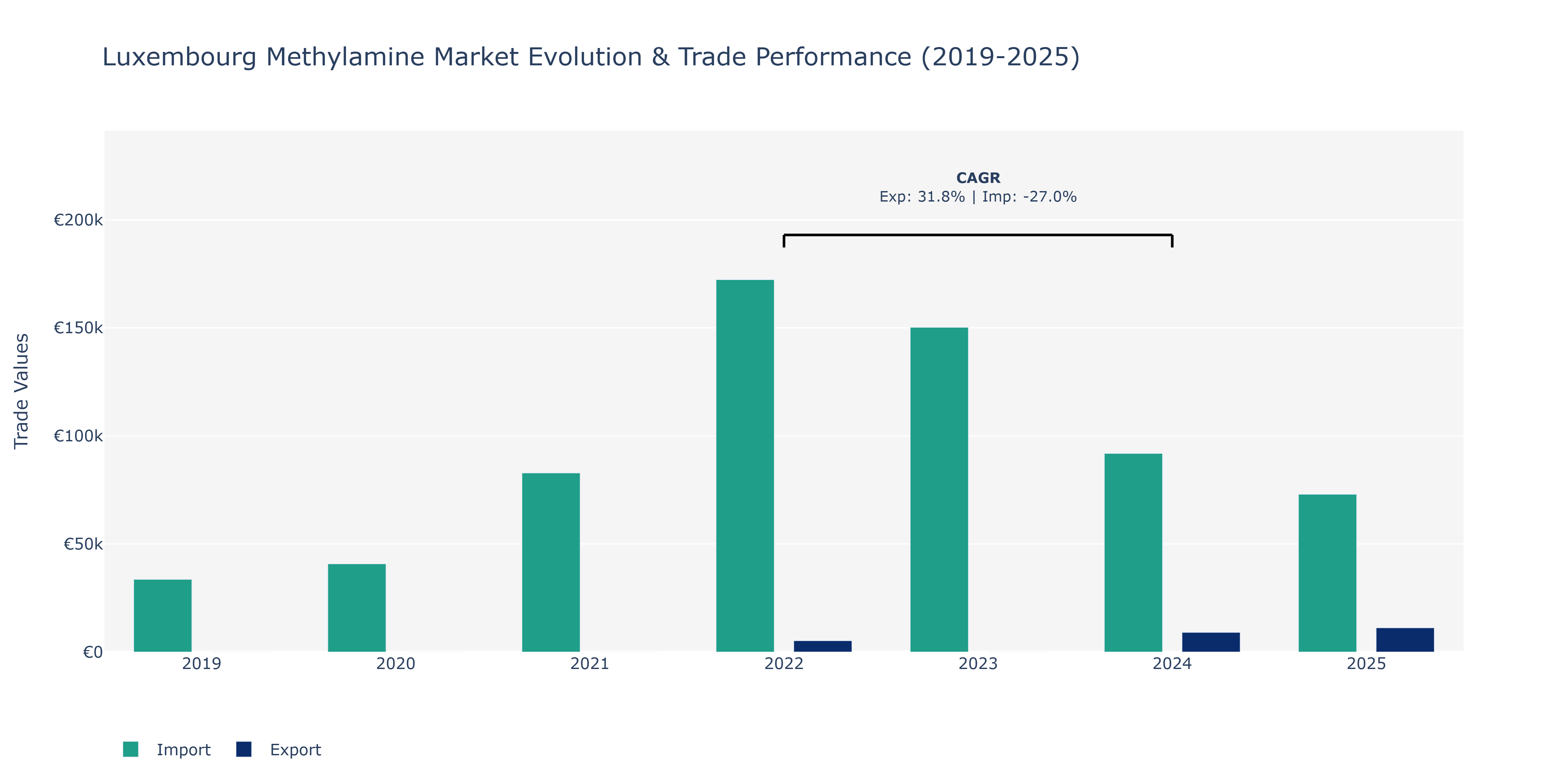 Luxembourg Methylamine Market: Production & Trade Performance (2019-2025)