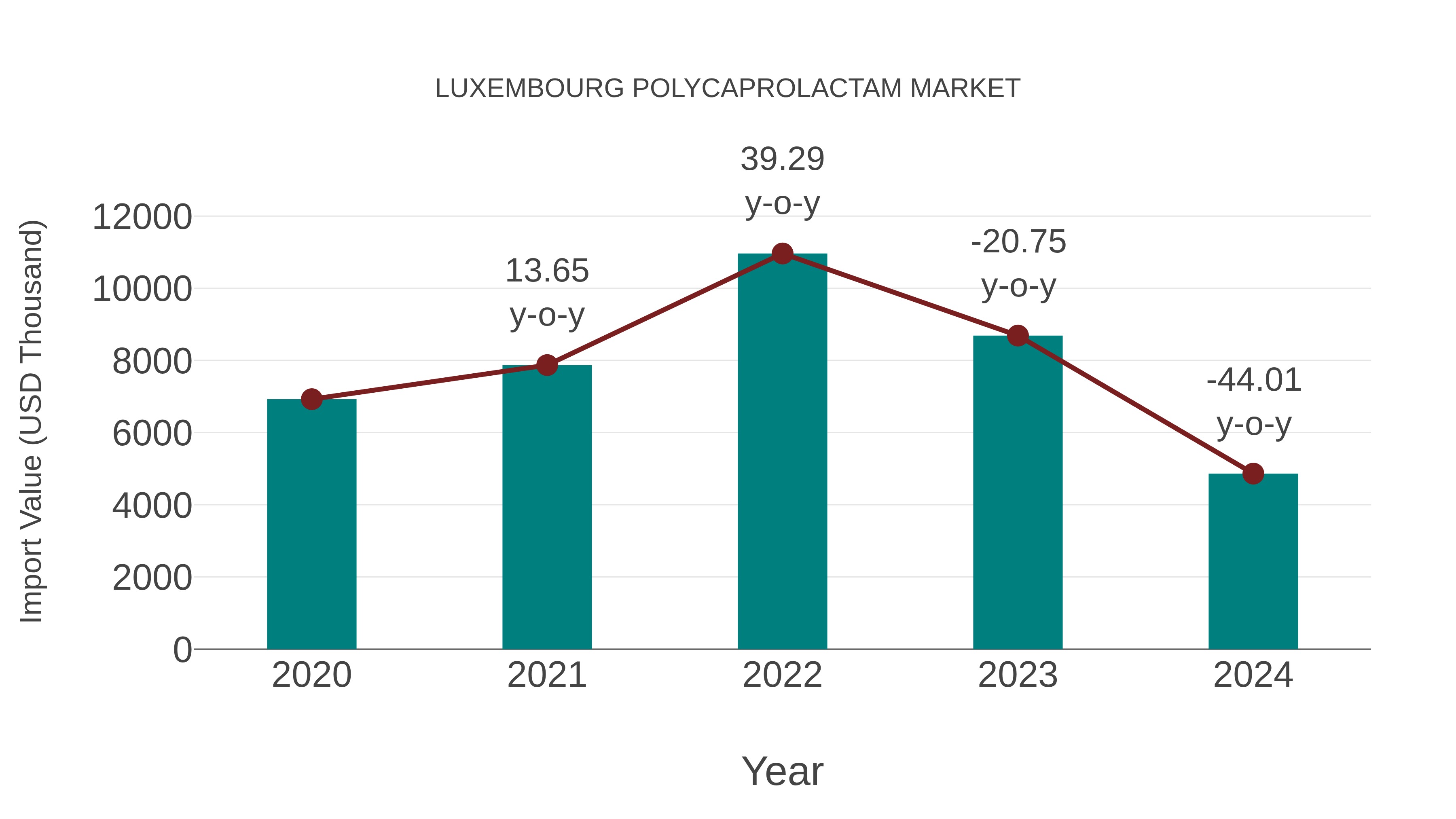  Luxembourg Polycaprolactam Market: Import Trend Analysis