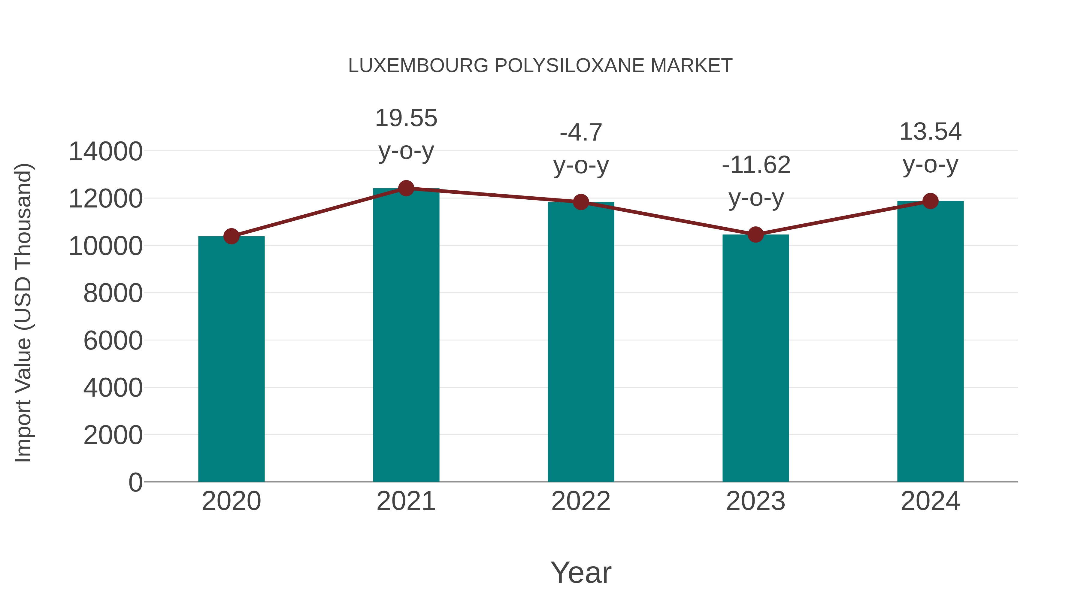  Luxembourg Polysiloxane Market: Import Trend Analysis