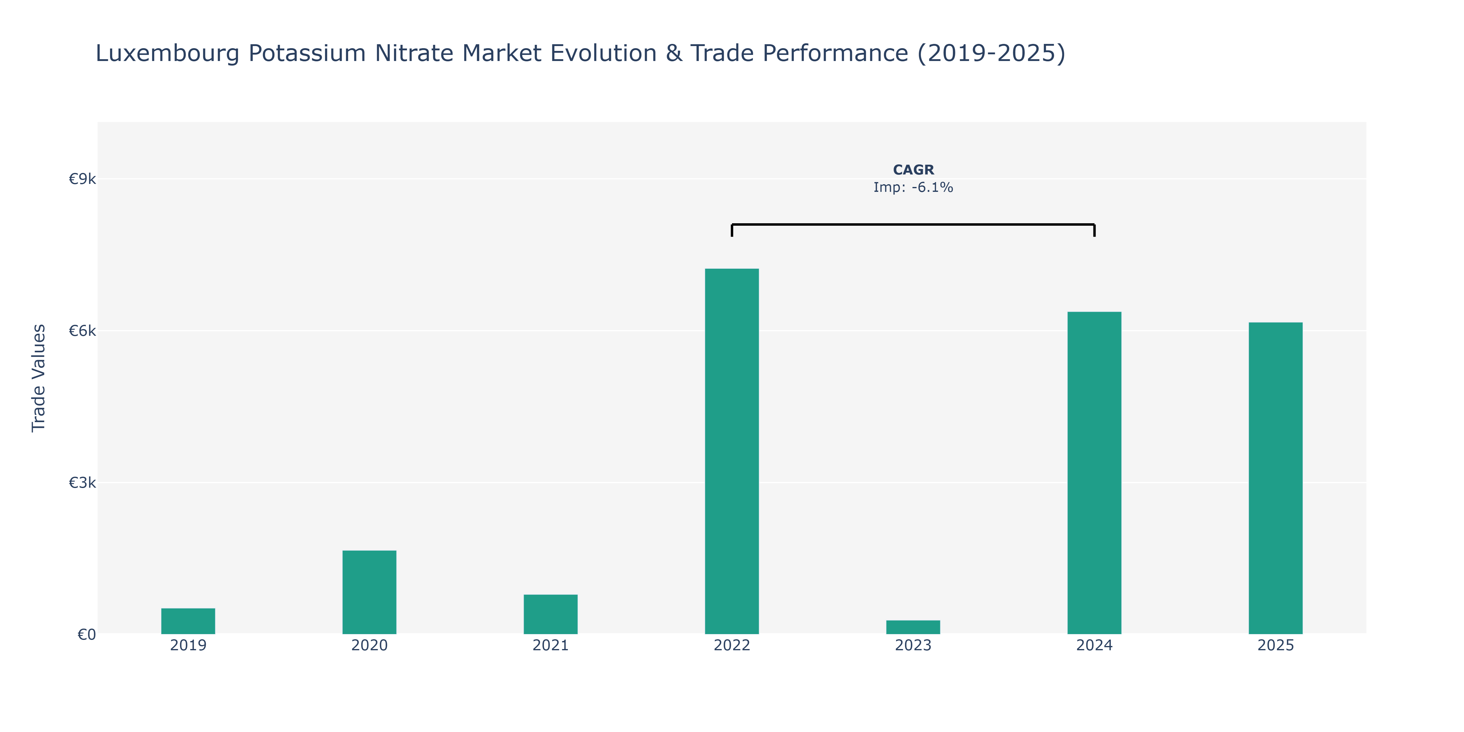 Luxembourg Potassium Nitrate Market: Production & Trade Performance (2019-2025)