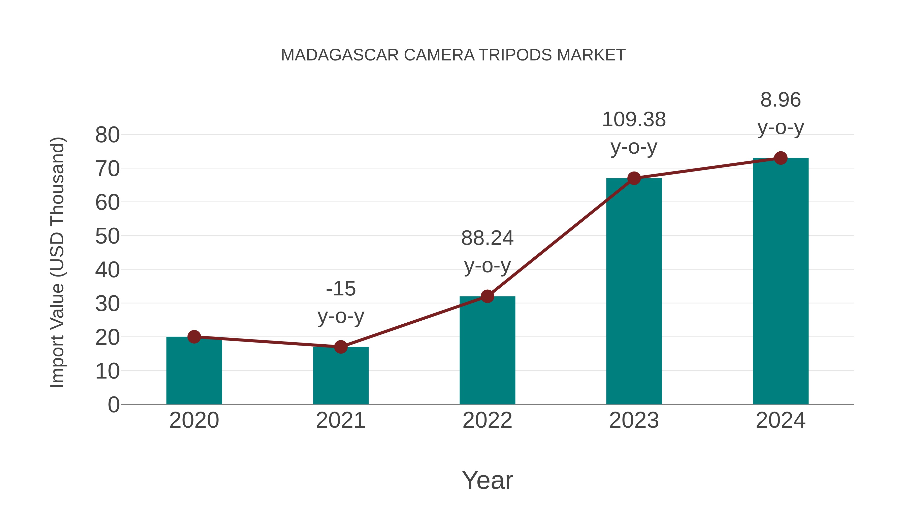  Madagascar Camera Tripods Market: Import Trend Analysis