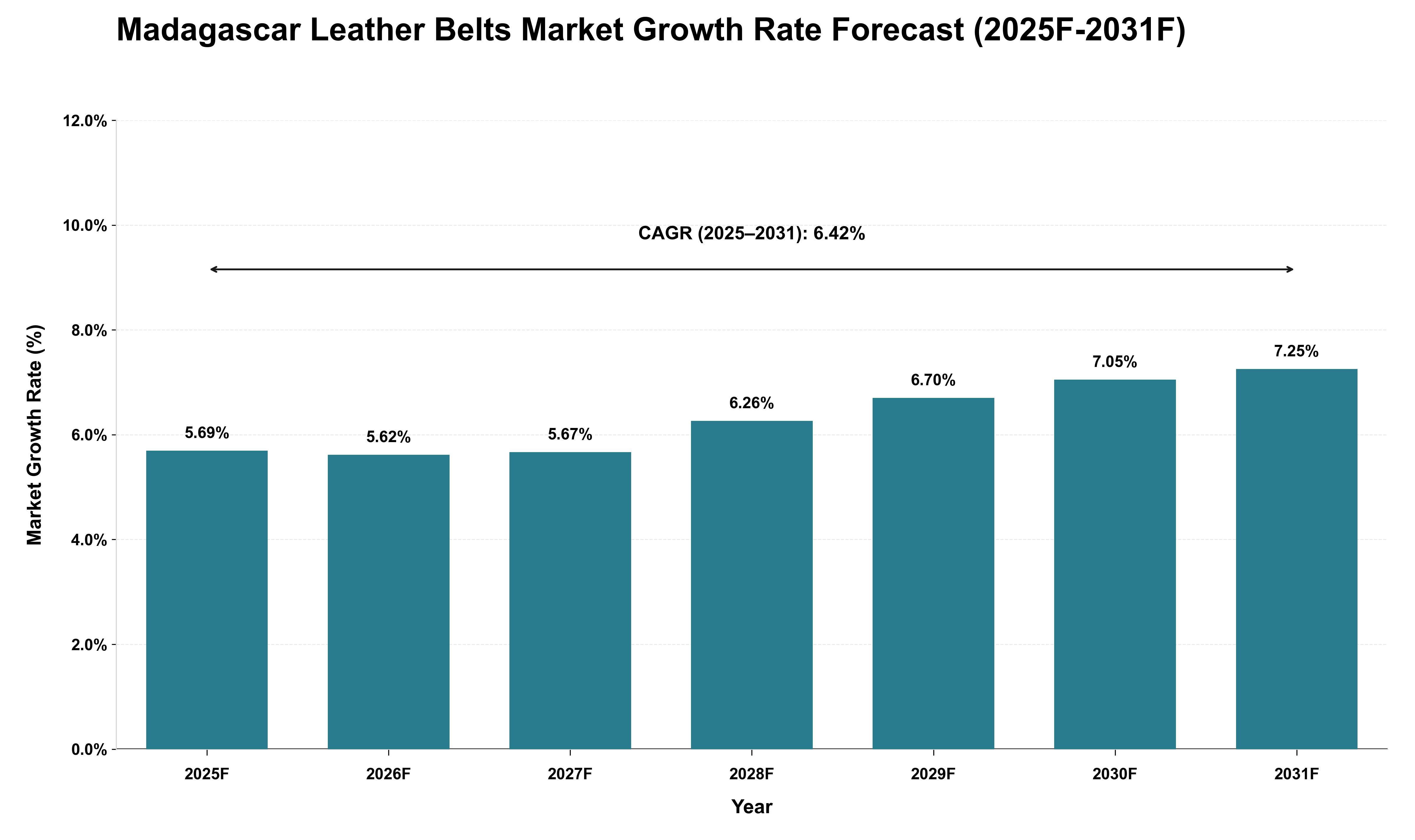 Madagascar Leather Belts Market Growth Rate Analysis (2025 - 2031)