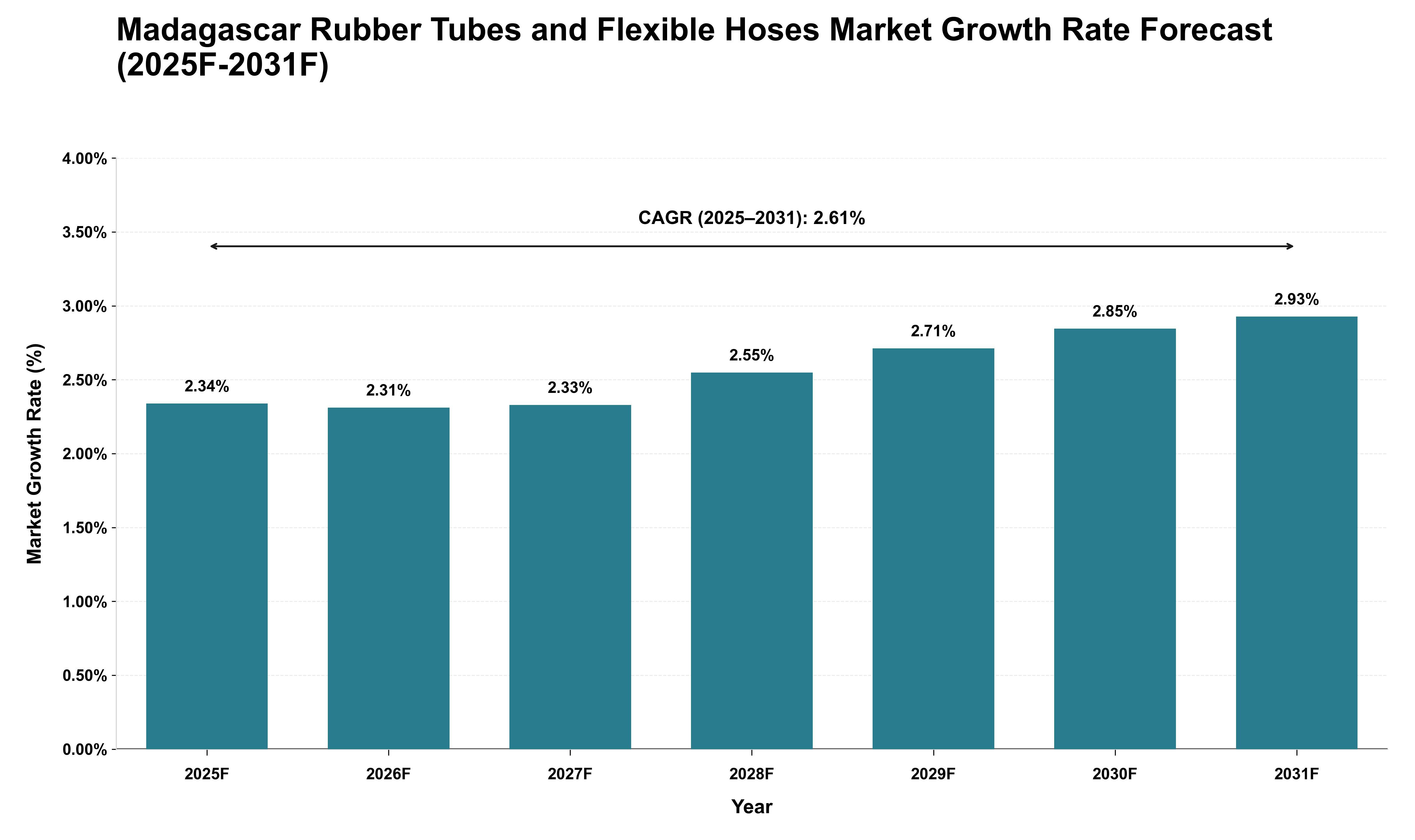 Madagascar Rubber Tubes and Flexible Hoses Market Growth Rate Analysis (2025 - 2031)