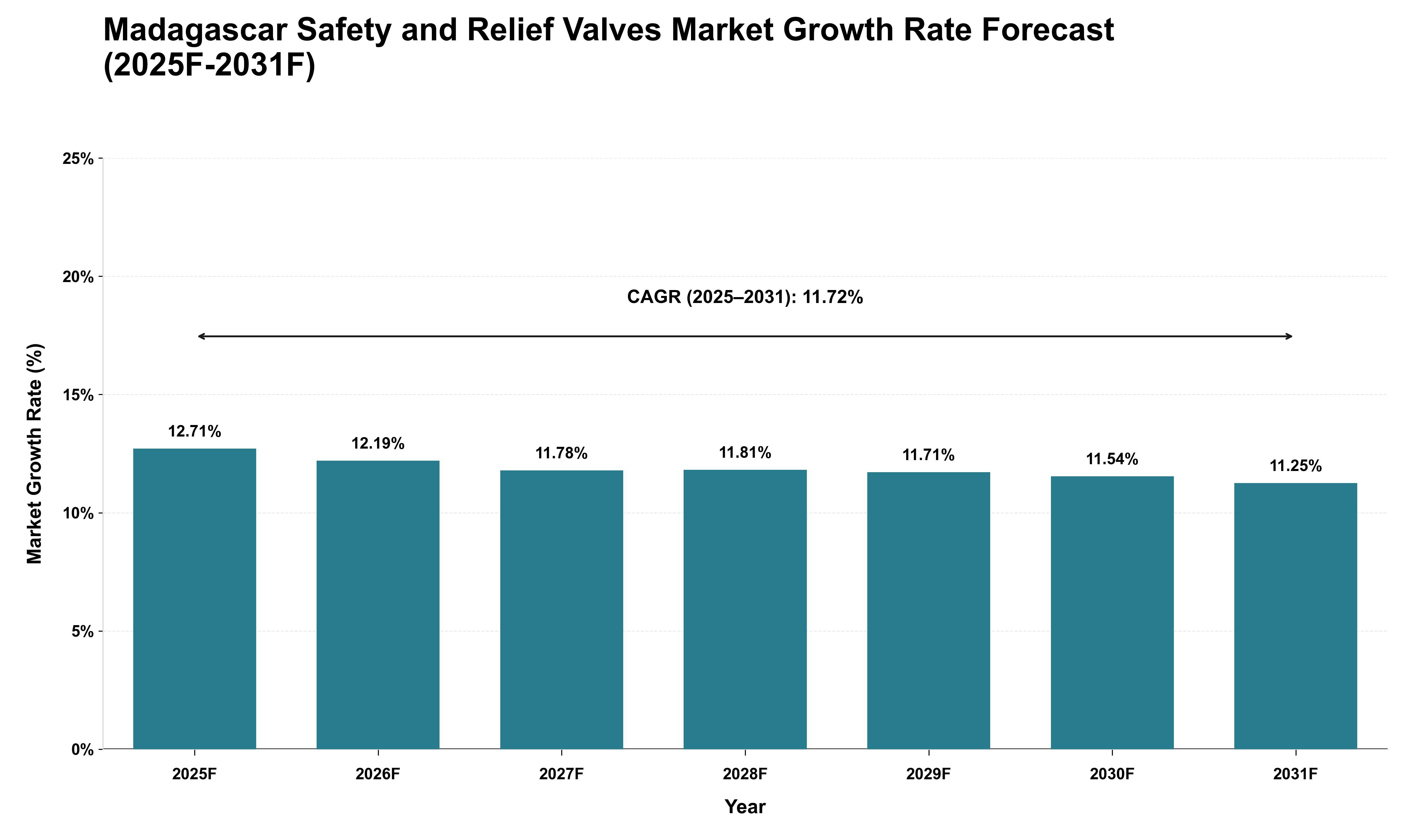 Madagascar Safety and Relief Valves Market Growth Rate Analysis (2025 - 2031)