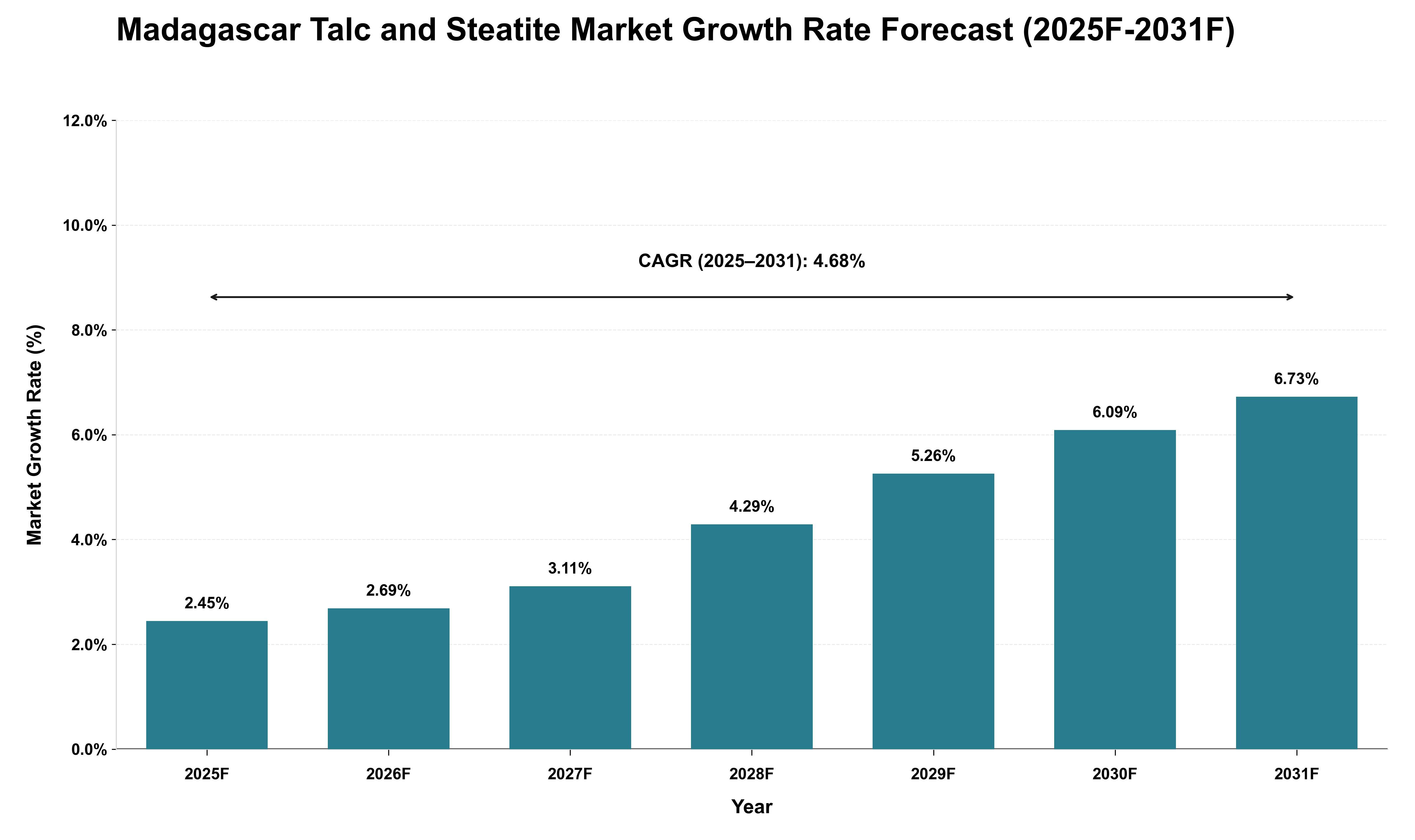 Madagascar Talc and Steatite Market Growth Rate Analysis (2025 - 2031)