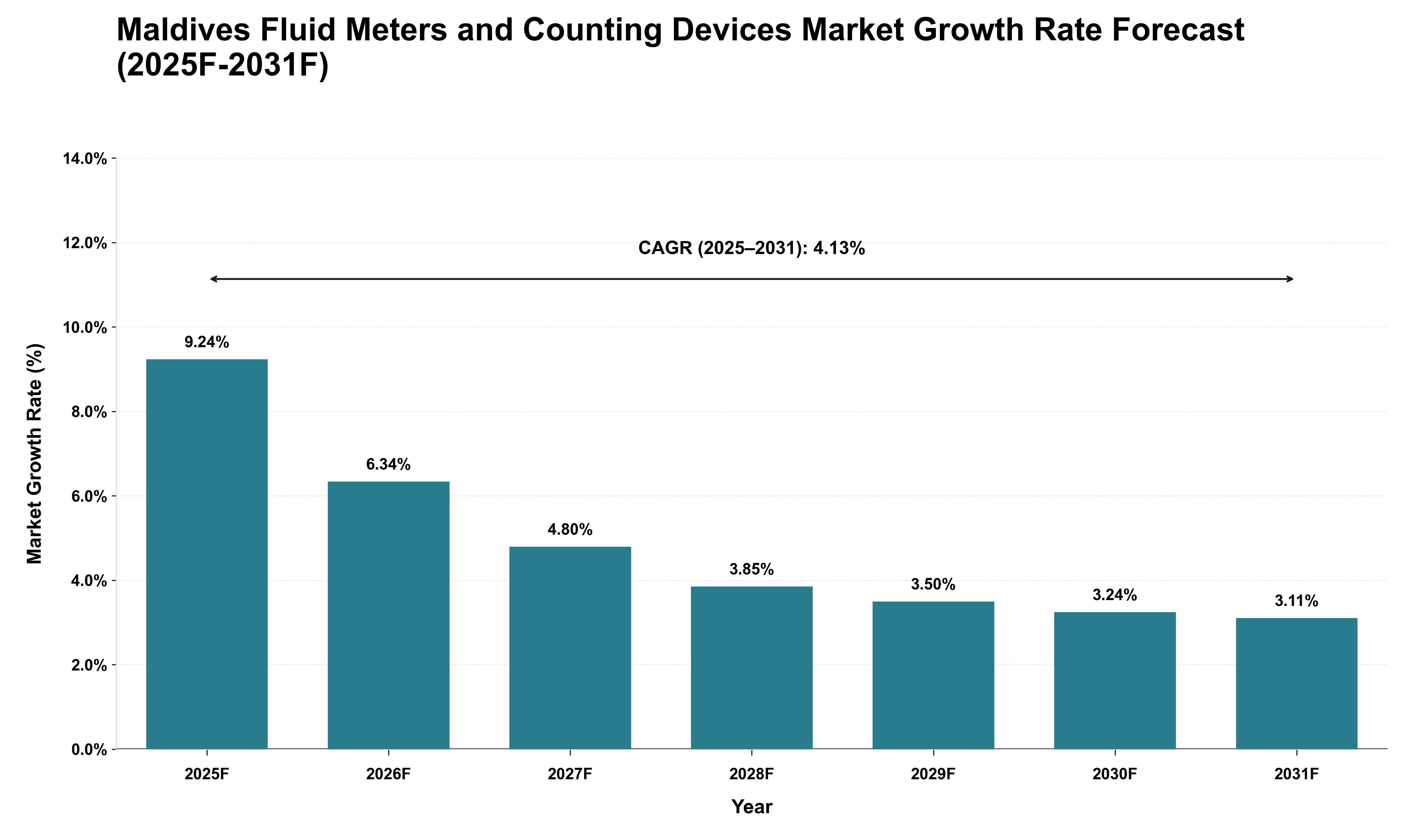 Maldives Fluid Meters and Counting Devices Market Growth Rate Analysis (2025 - 2031)
