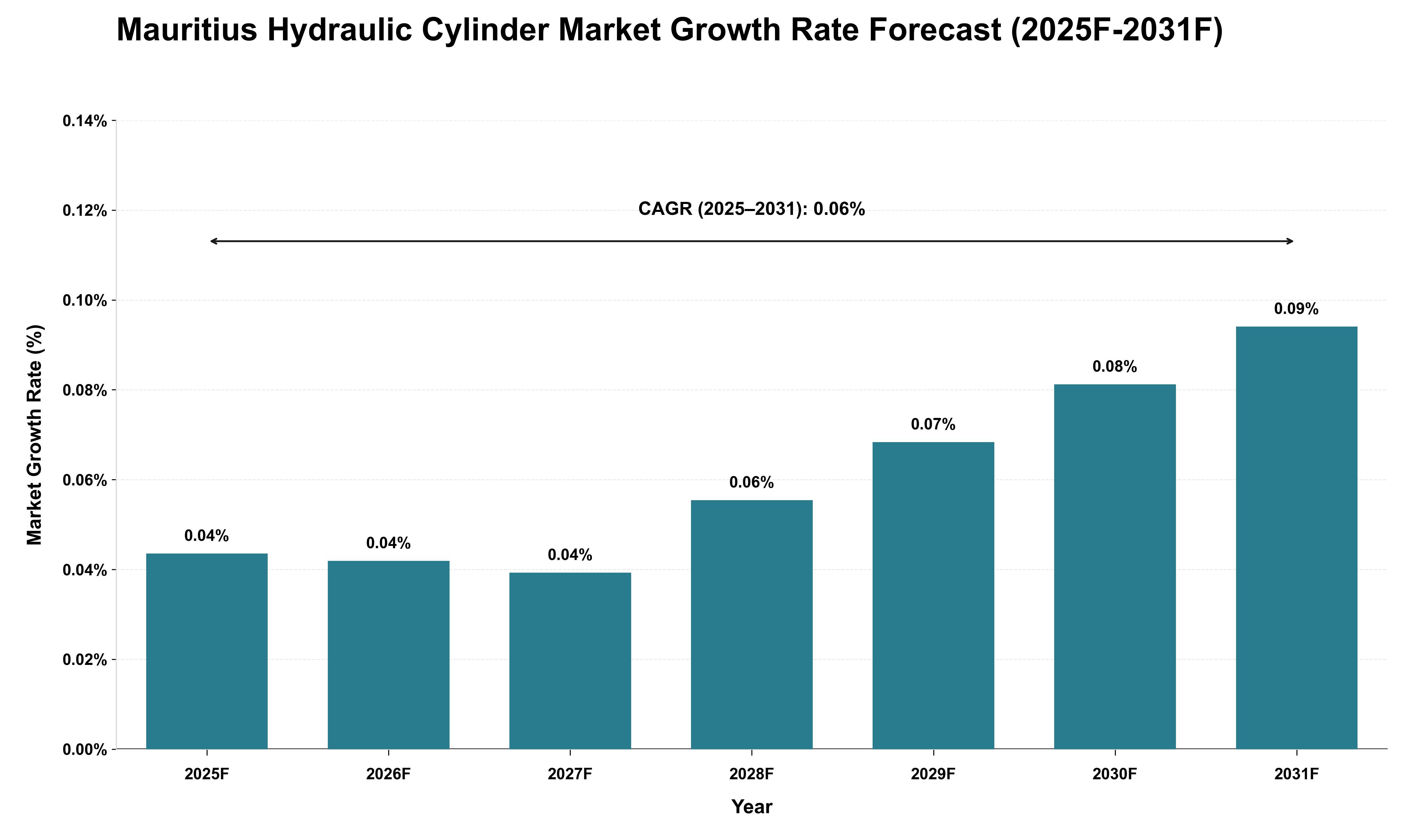 Mauritius Hydraulic Cylinder Market Growth Rate Analysis (2025 - 2031)