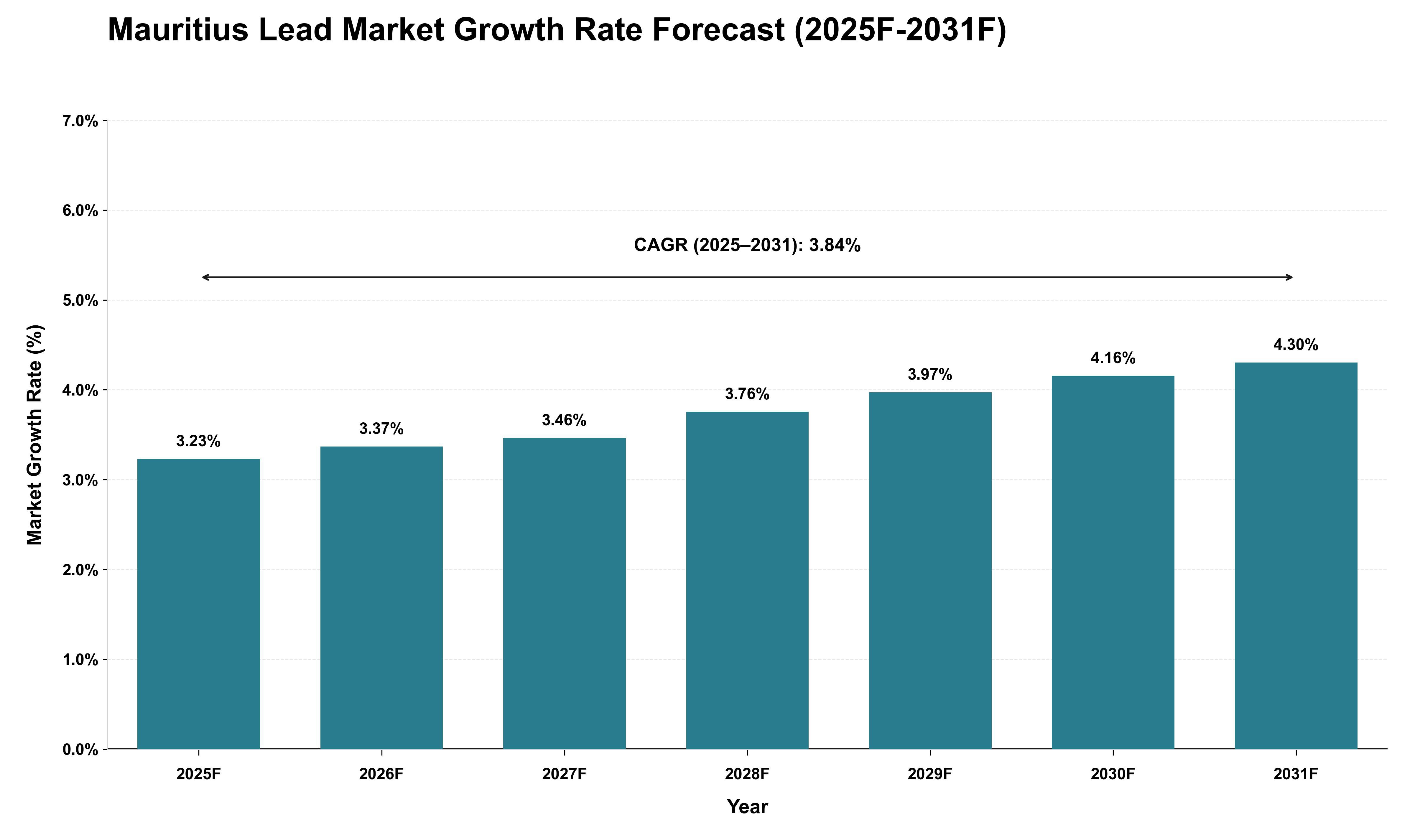Mauritius Lead Market Growth Rate Analysis (2025 - 2031)