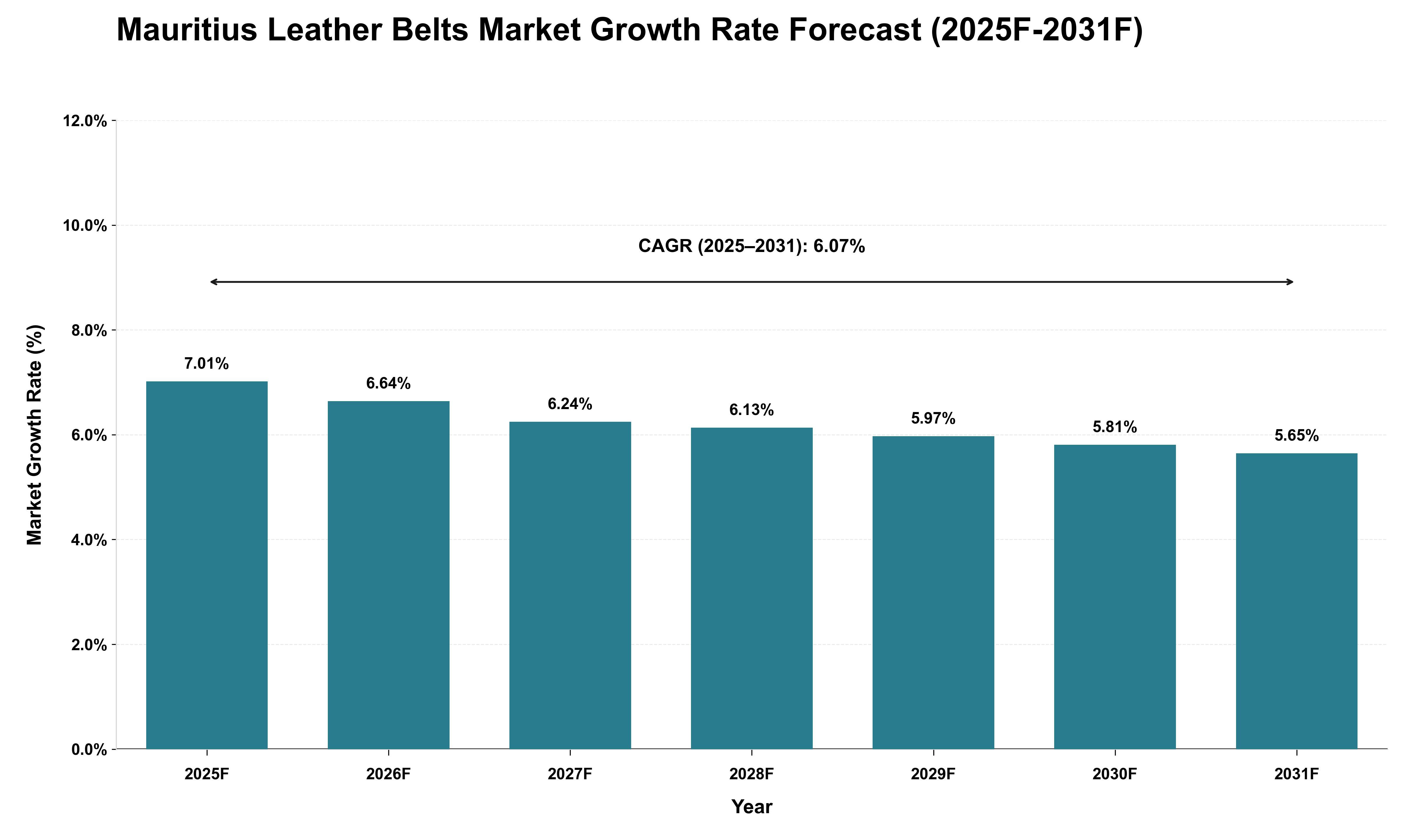 Mauritius Leather Belts Market Growth Rate Analysis (2025 - 2031)