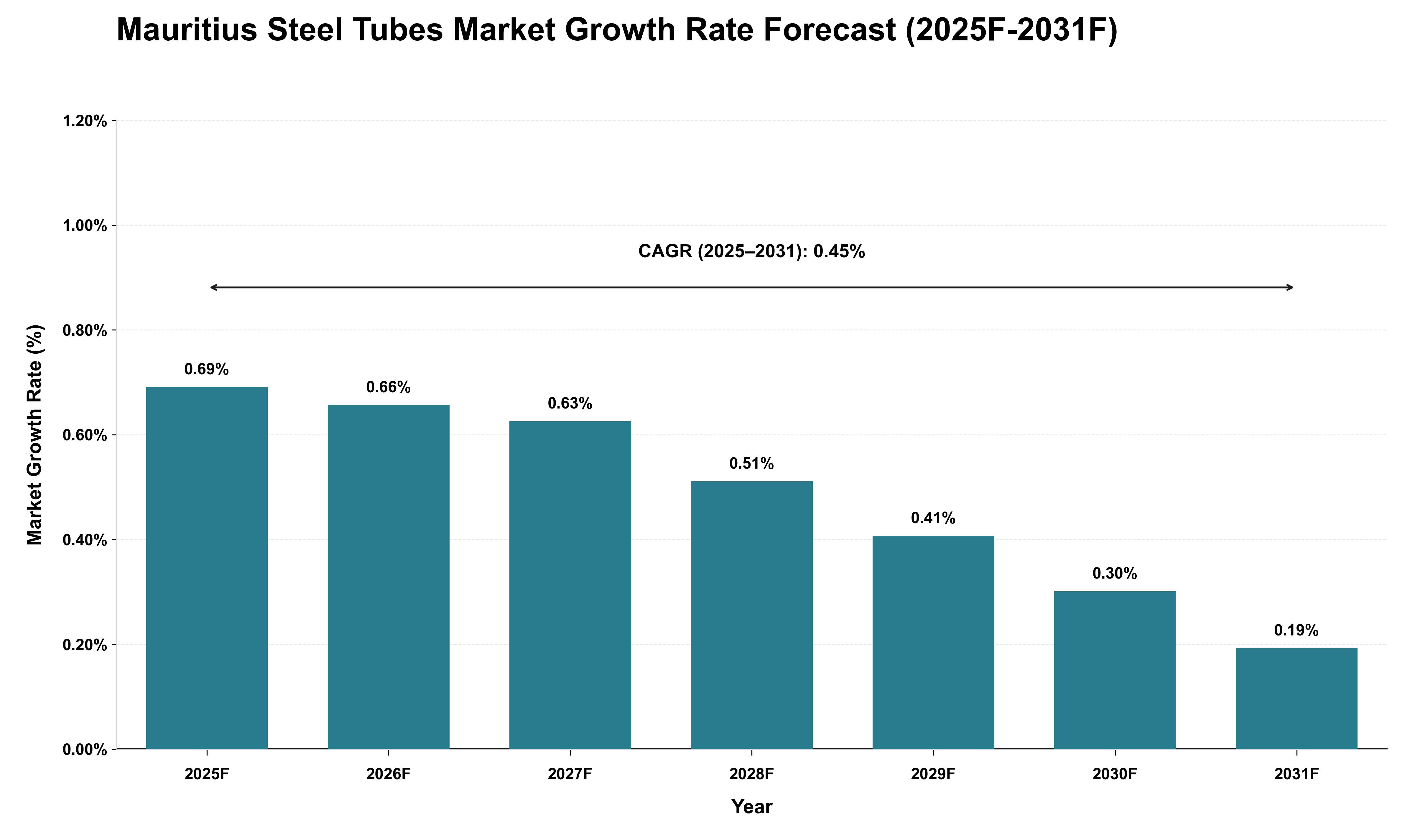 Mauritius Steel Tubes Market Growth Rate Analysis (2025 - 2031)