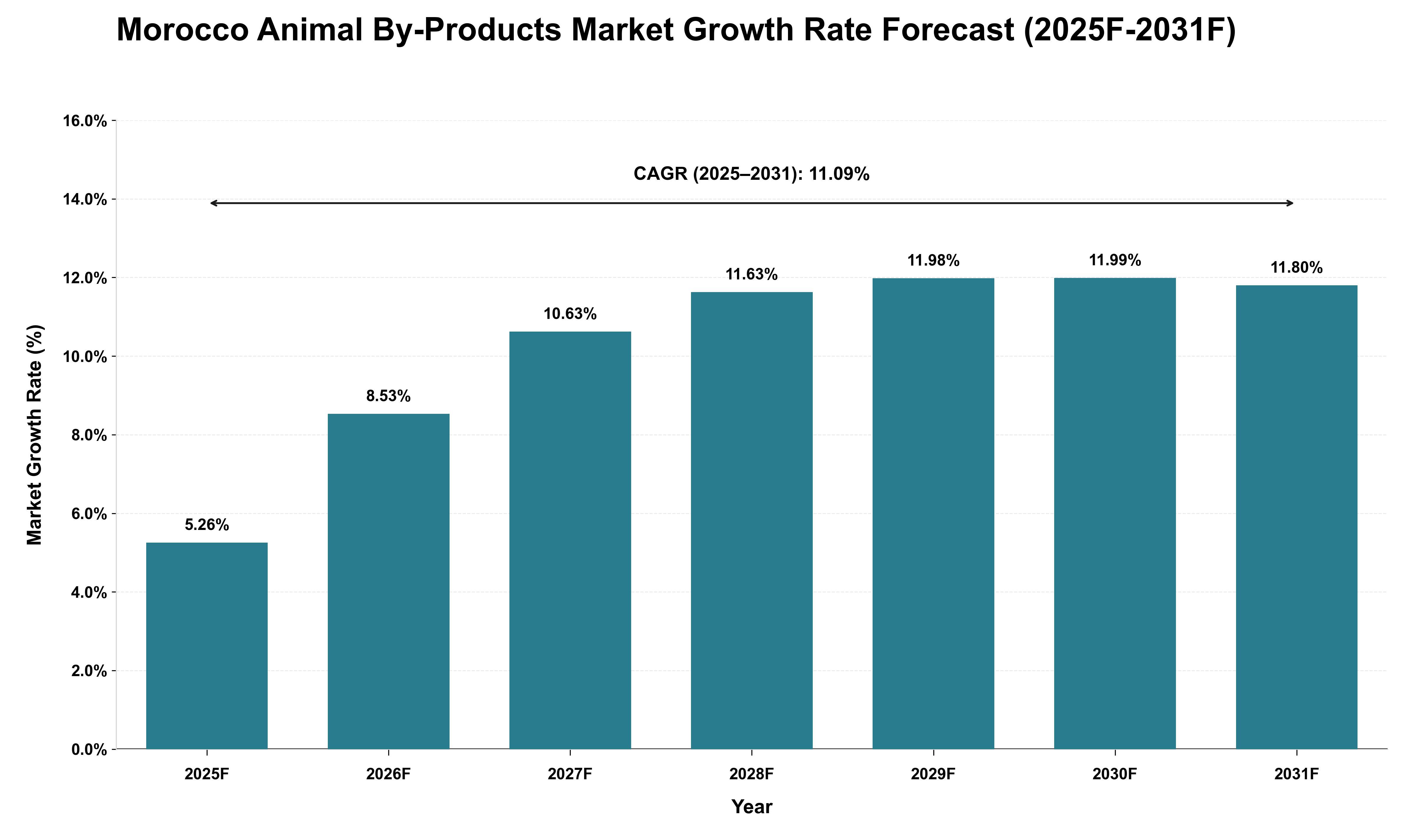 Morocco Animal By-Products Market Growth Rate Analysis (2025 - 2031)