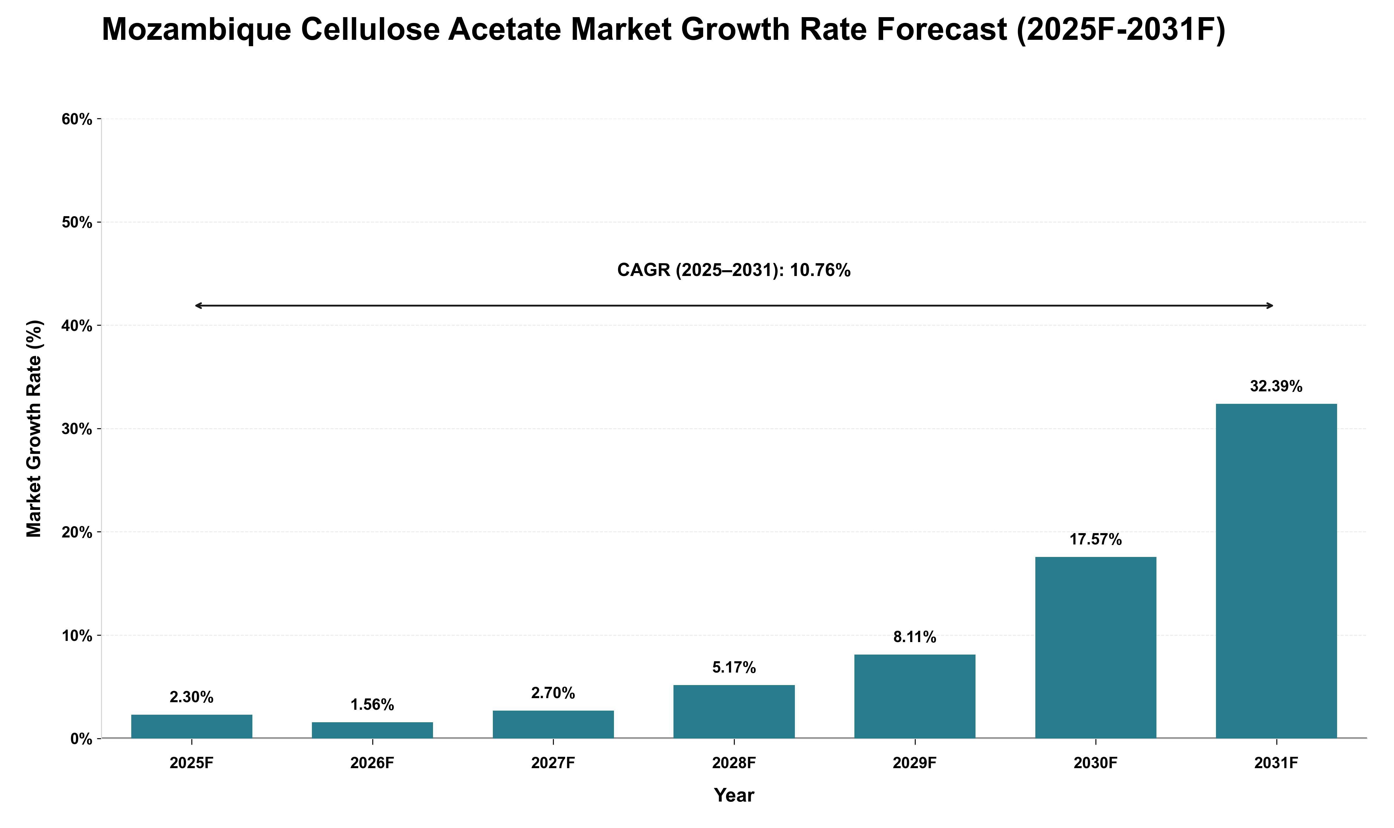 Mozambique Cellulose Acetate Market Growth Rate Analysis (2025 - 2031)
